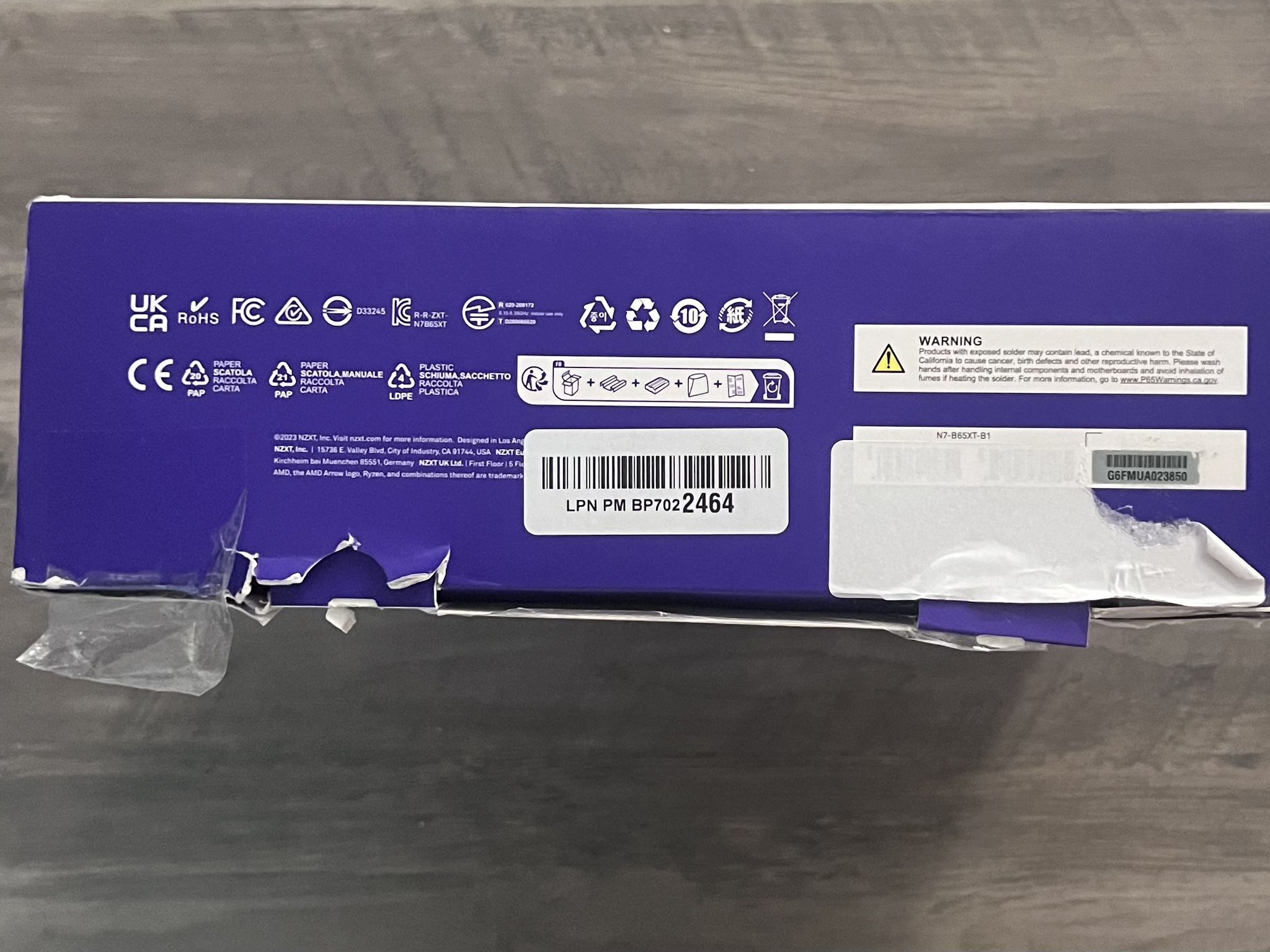 SALE! Open Box Deal - BNIB - NZXT N7 B650E (Black)