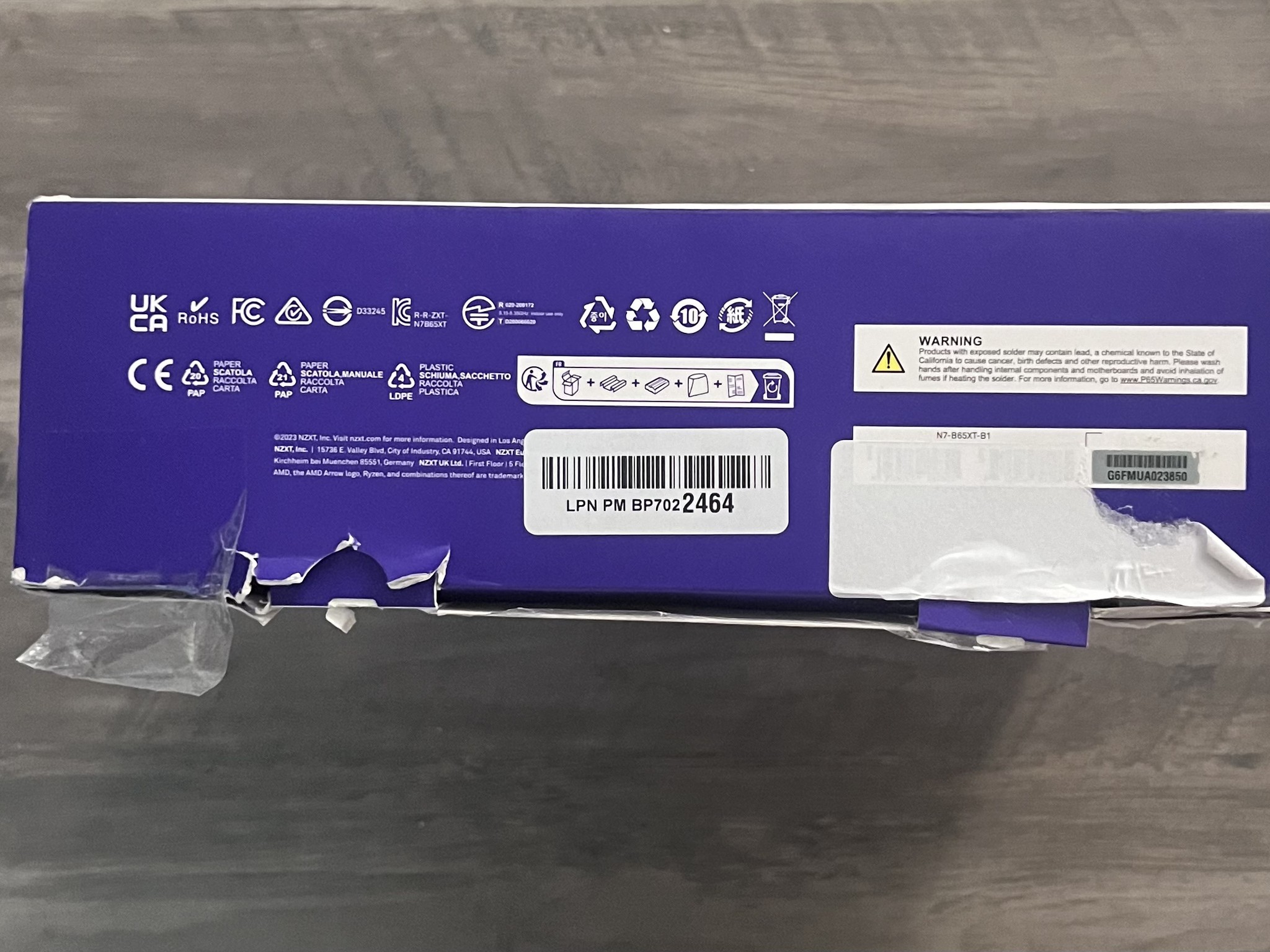 SALE! Open Box Deal - BNIB - NZXT N7 B650E (Black)