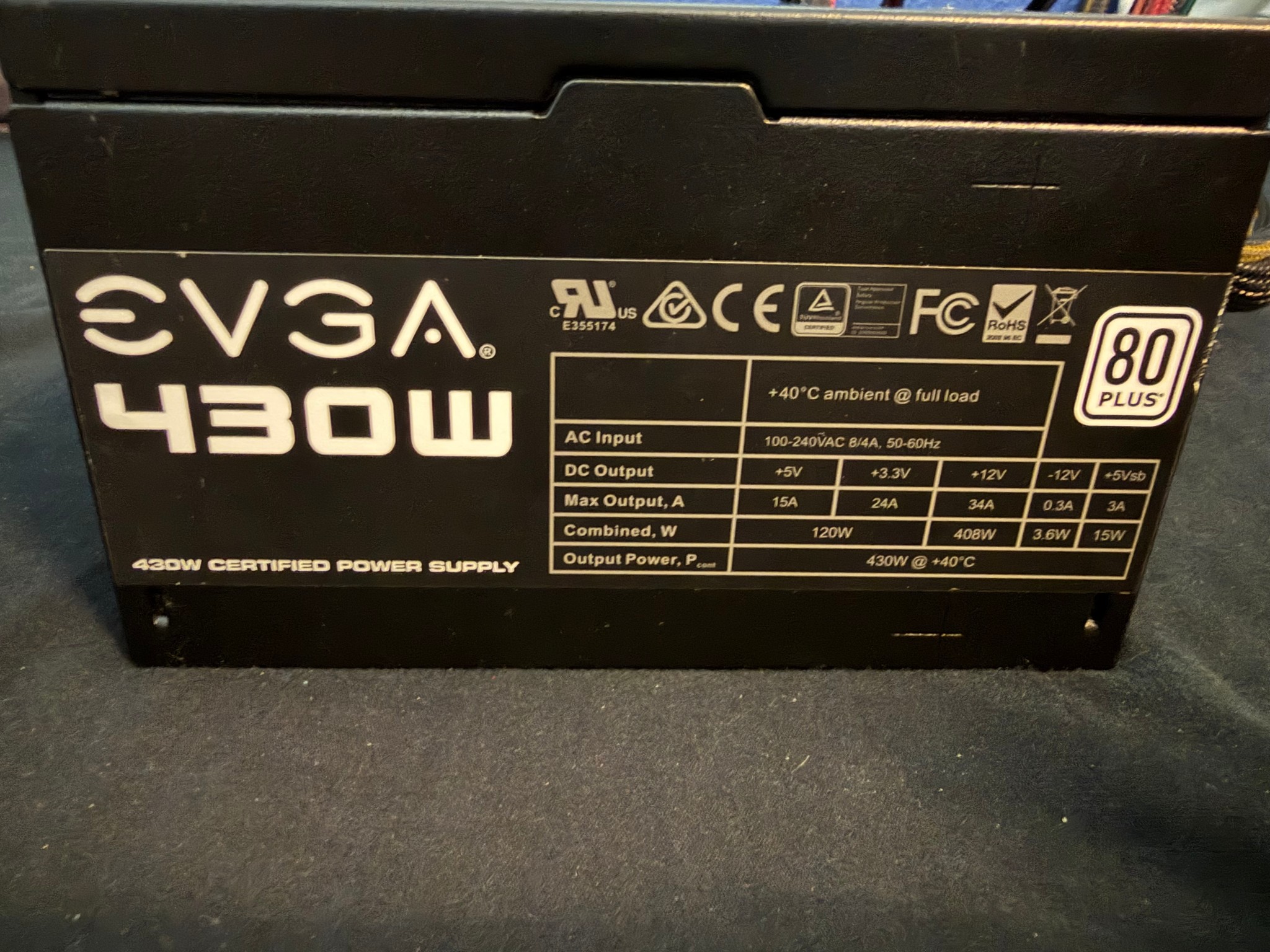 EVGA 430 Watt Power Supply