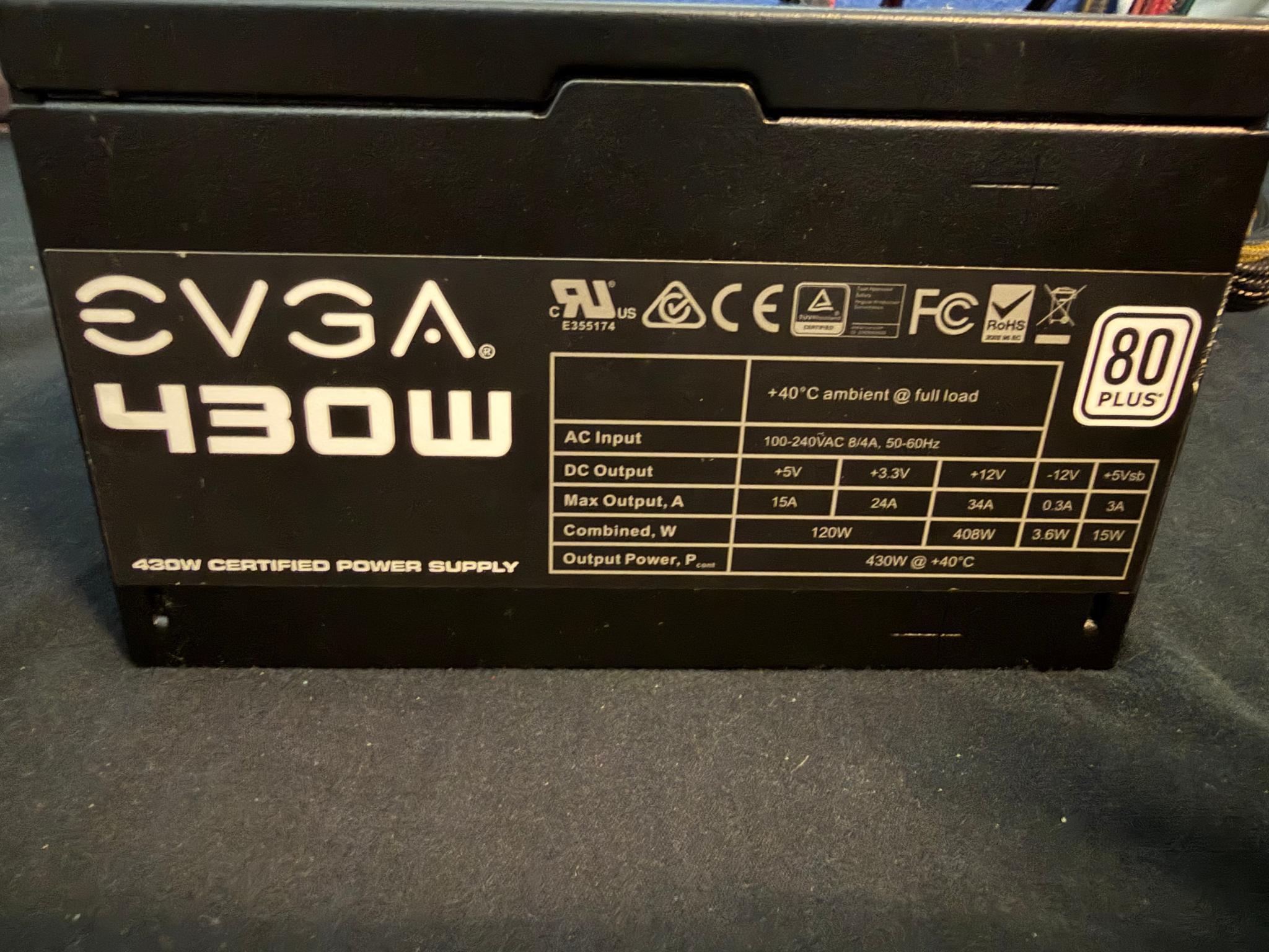 EVGA 430 Watt Power Supply