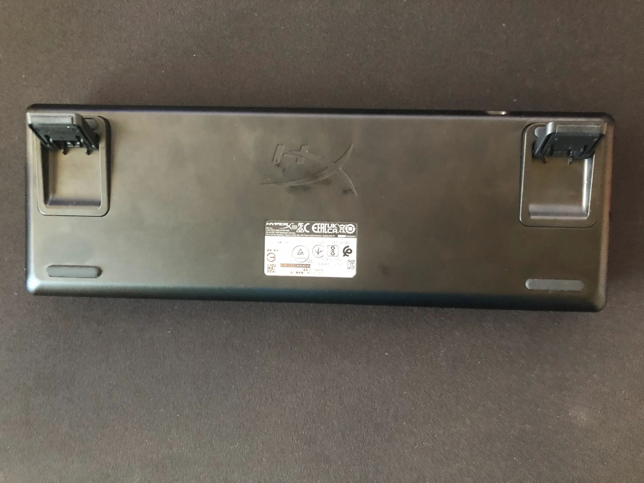 HyperX 65% Mechanical Keyboard W/ Linear Red Switches (Left Shift Stabilizer Popped Off)