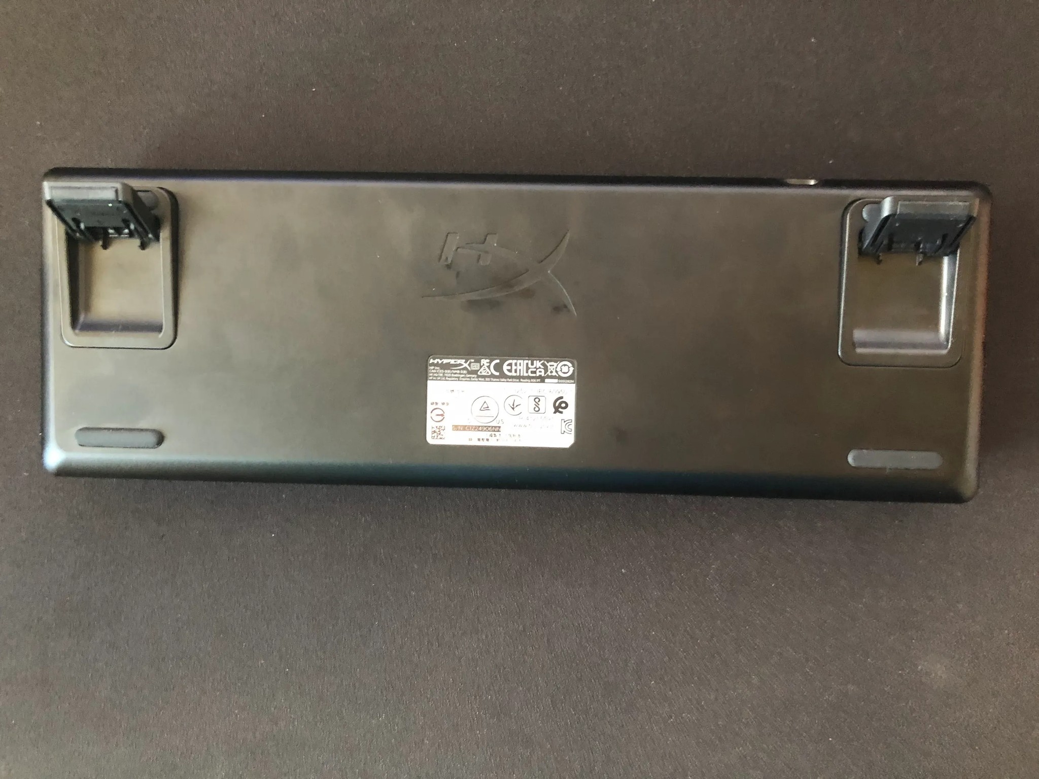 HyperX 65% Mechanical Keyboard W/ Linear Red Switches (Left Shift Stabilizer Popped Off)