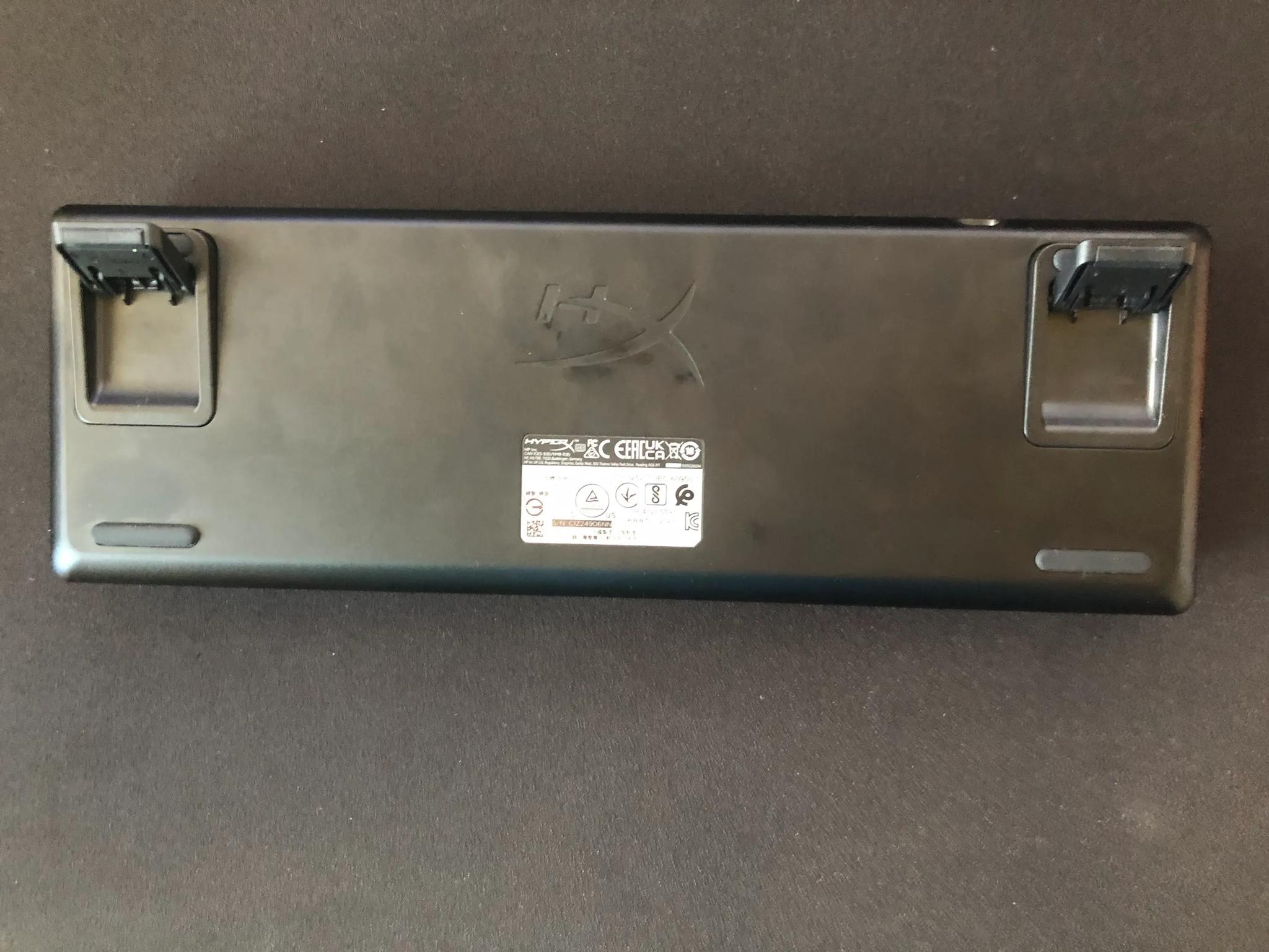 HyperX 65% Mechanical Keyboard W/ Linear Red Switches (Left Shift Stabilizer Popped Off)