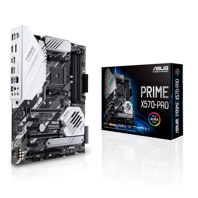 ASUS Prime X570-Pro Ryzen 3 AM4 with PCIe Gen4, Dual M.2, ATX-Motherboard with Waterblock