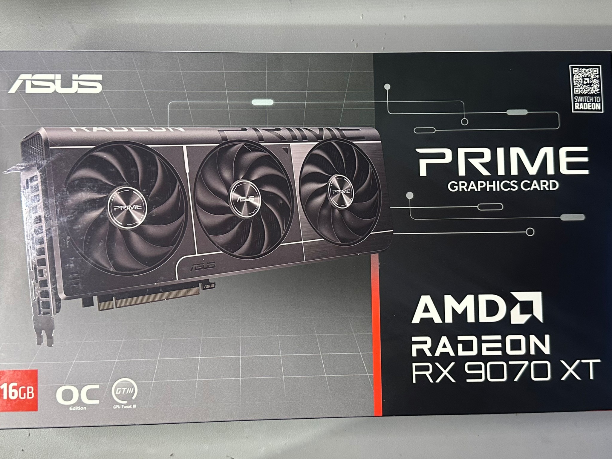 Copy of ASUS Prime Radeon™ RX 9070 XT OC Edition 16GB