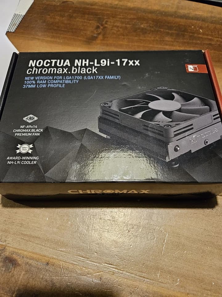 Noctua NH-L9i-17xx 92mm CPU Fan with Heatsink - chromax.black