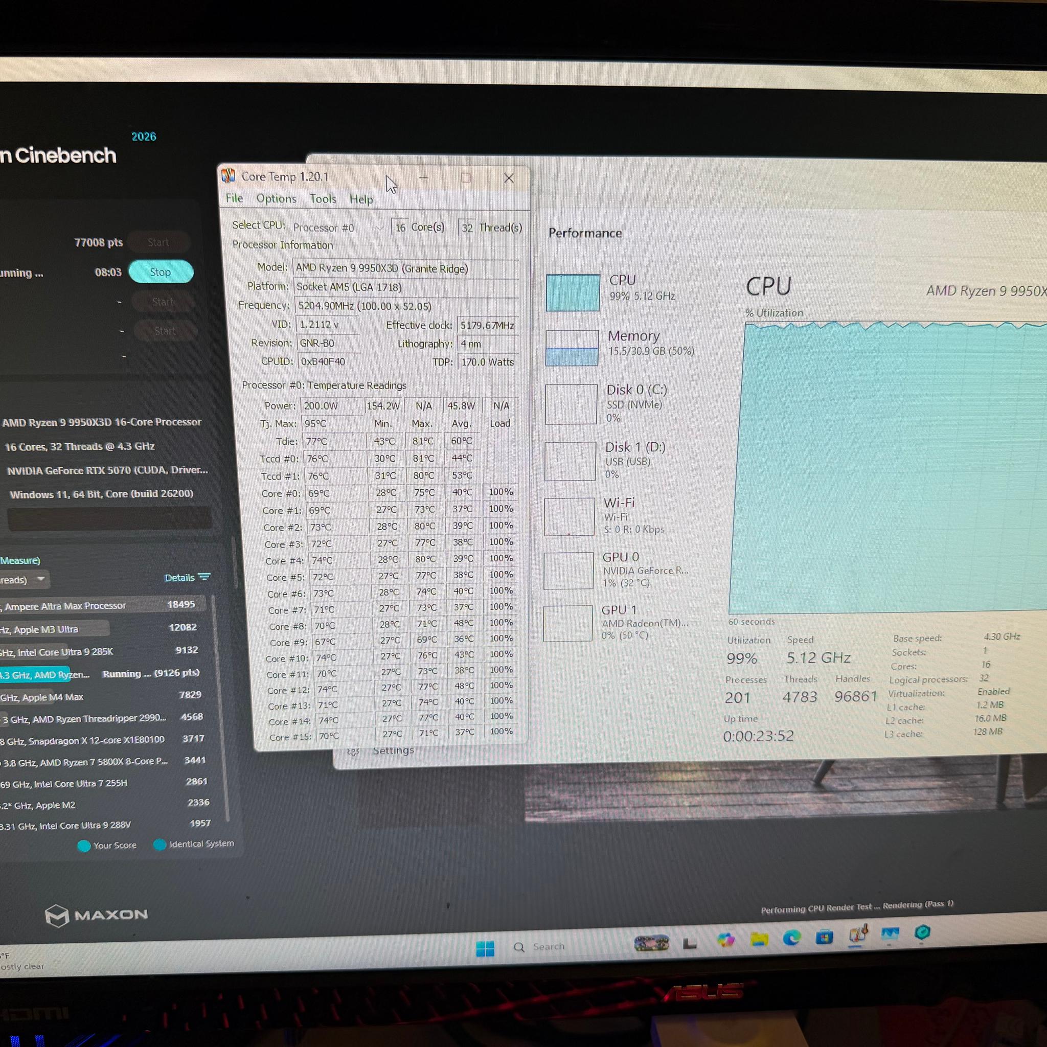 High End Gaming PC | RTX 5070 | RYZEN 9 9950X3D | 32GB DDR5 | 2TB SSD | WIFI & BT | WINDOWS 11