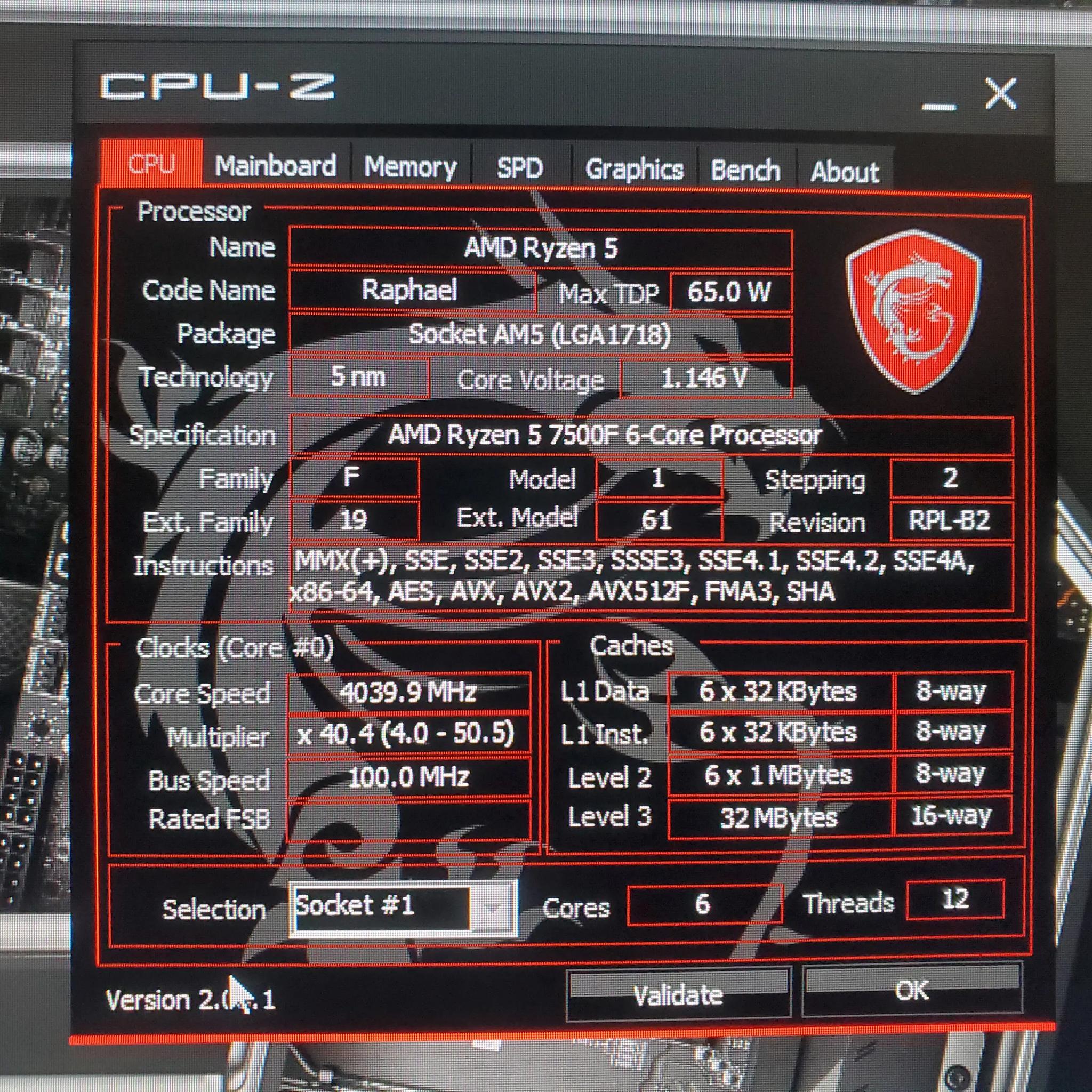 Ryzen 5 7500F|RX6700 XT| AM5 Gaming PC