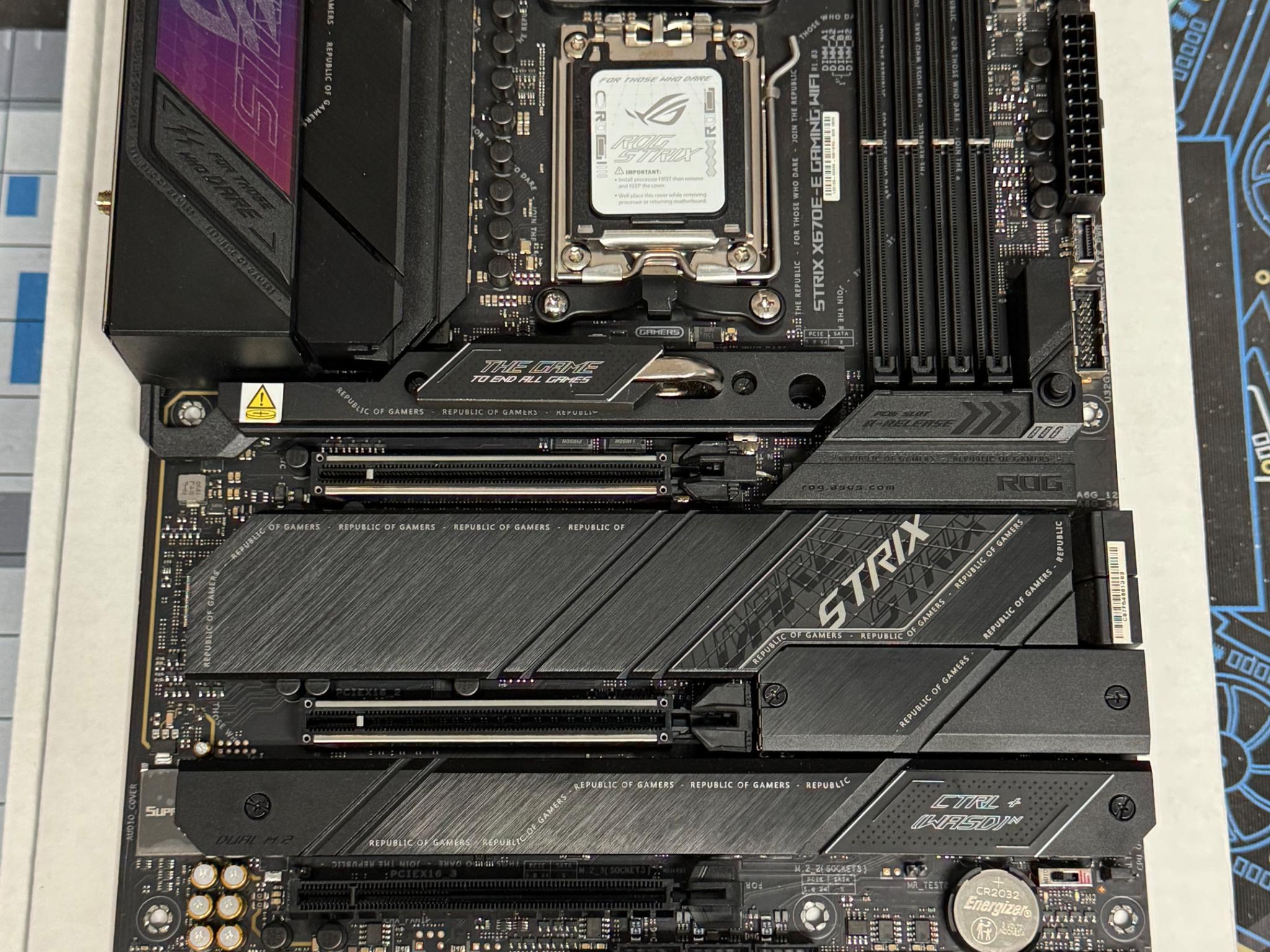 Used AS-IS ROG Strix X670E-E Gaming Wifi