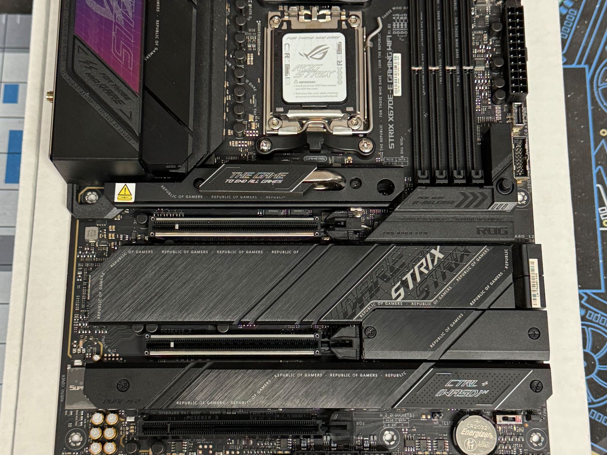 Used AS-IS ROG Strix X670E-E Gaming Wifi