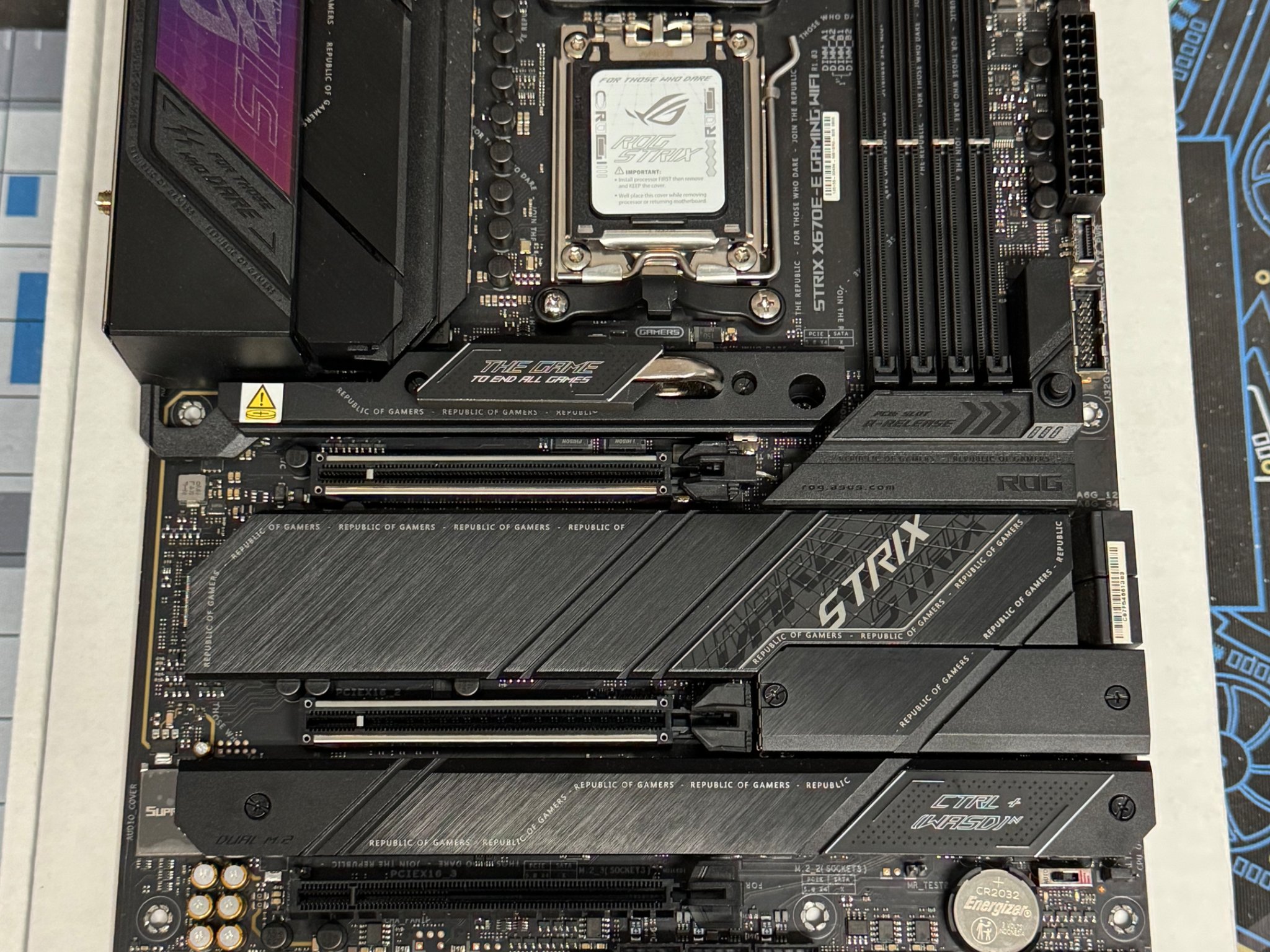 Used AS-IS ROG Strix X670E-E Gaming Wifi