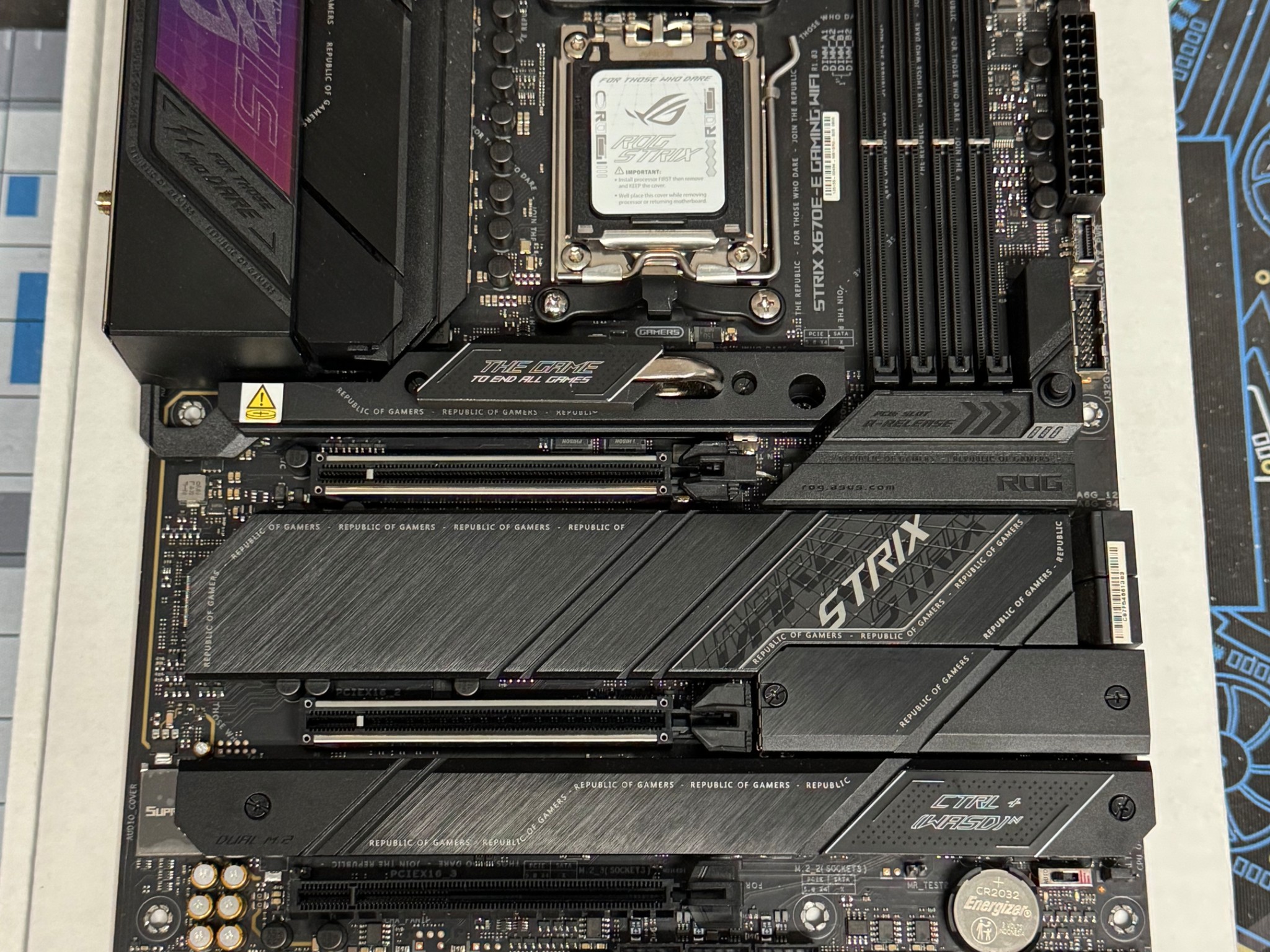 Used AS-IS ROG Strix X670E-E Gaming Wifi