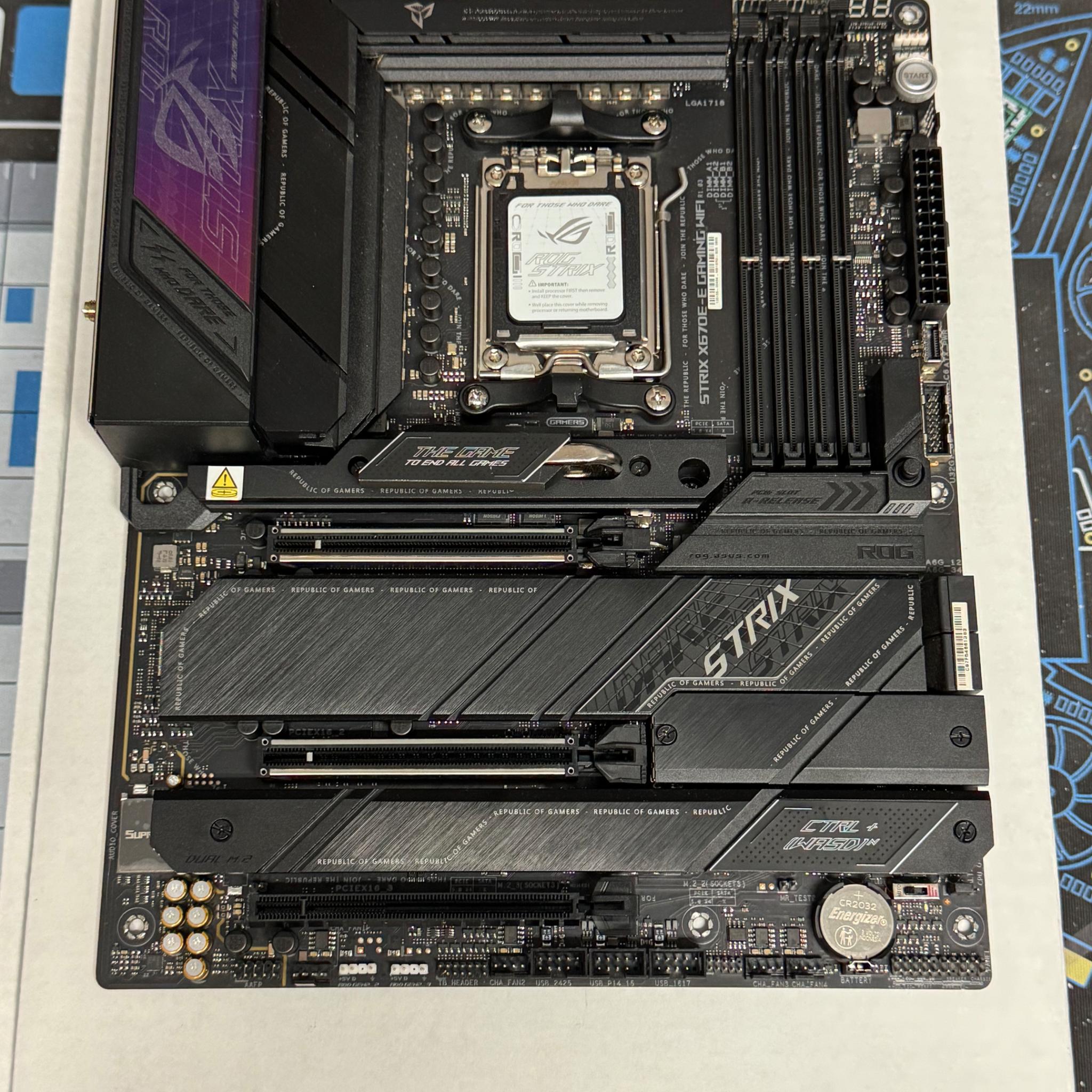 Used AS-IS ROG Strix X670E-E Gaming Wifi