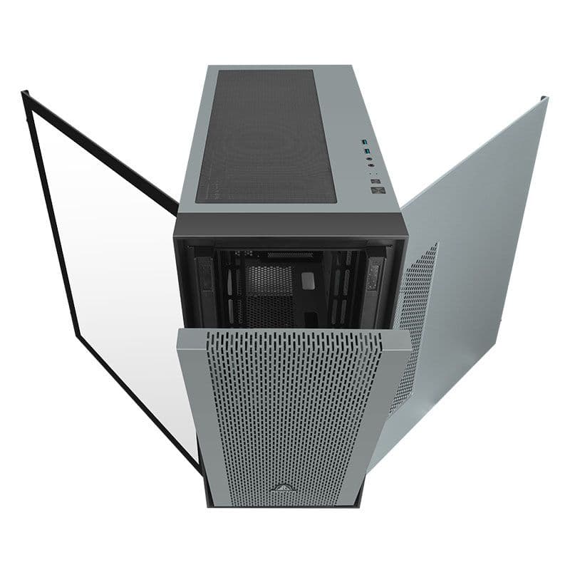 COMBO! SEGOTEP  Gank 360 ATX CASE  | Magnetic Front Panel| FROZEN 360 cooler with 4 HQ ARGB FANS