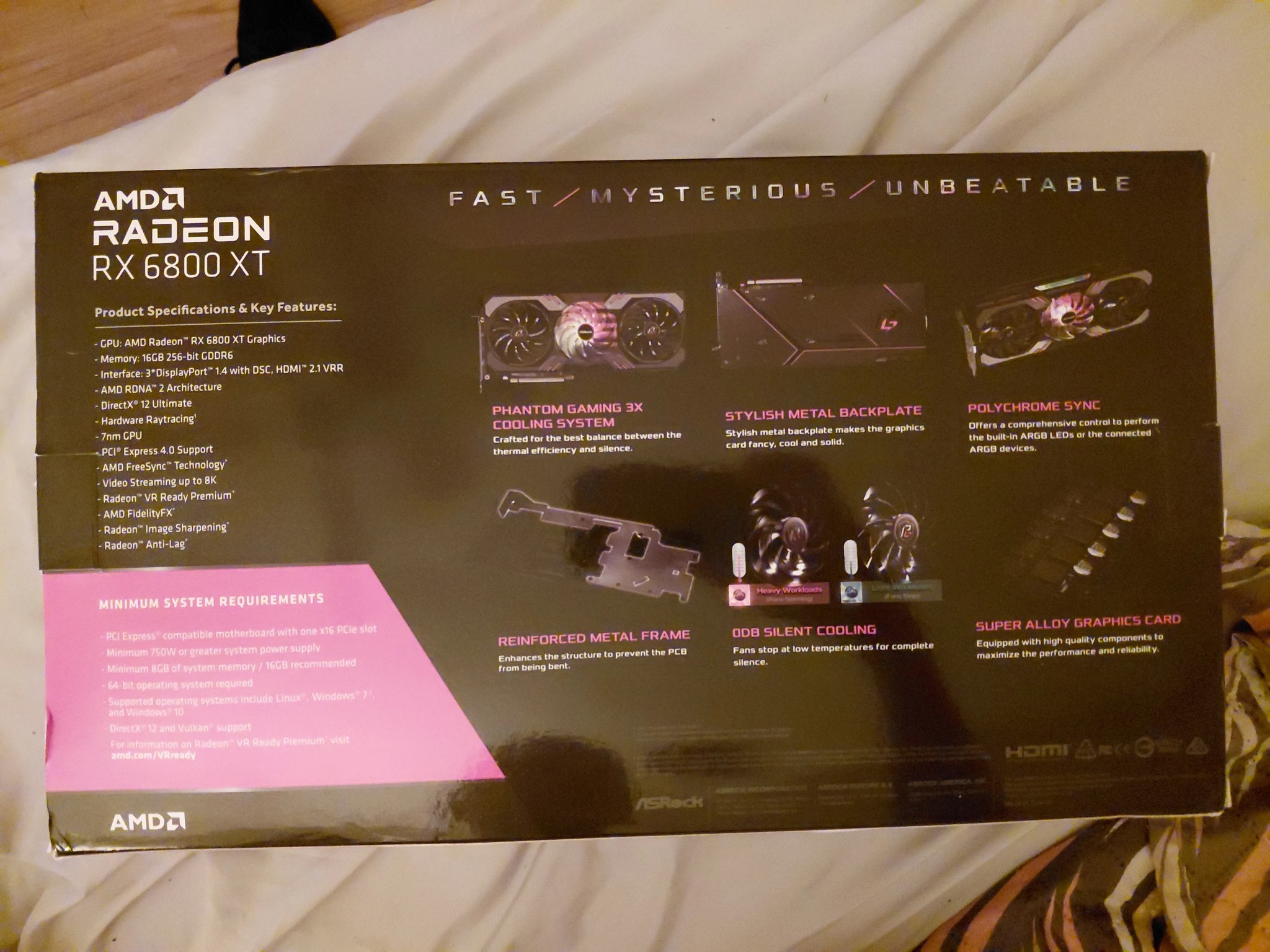 ASRock Radeon RX 6800 XT Phantom Gaming 16GB OC