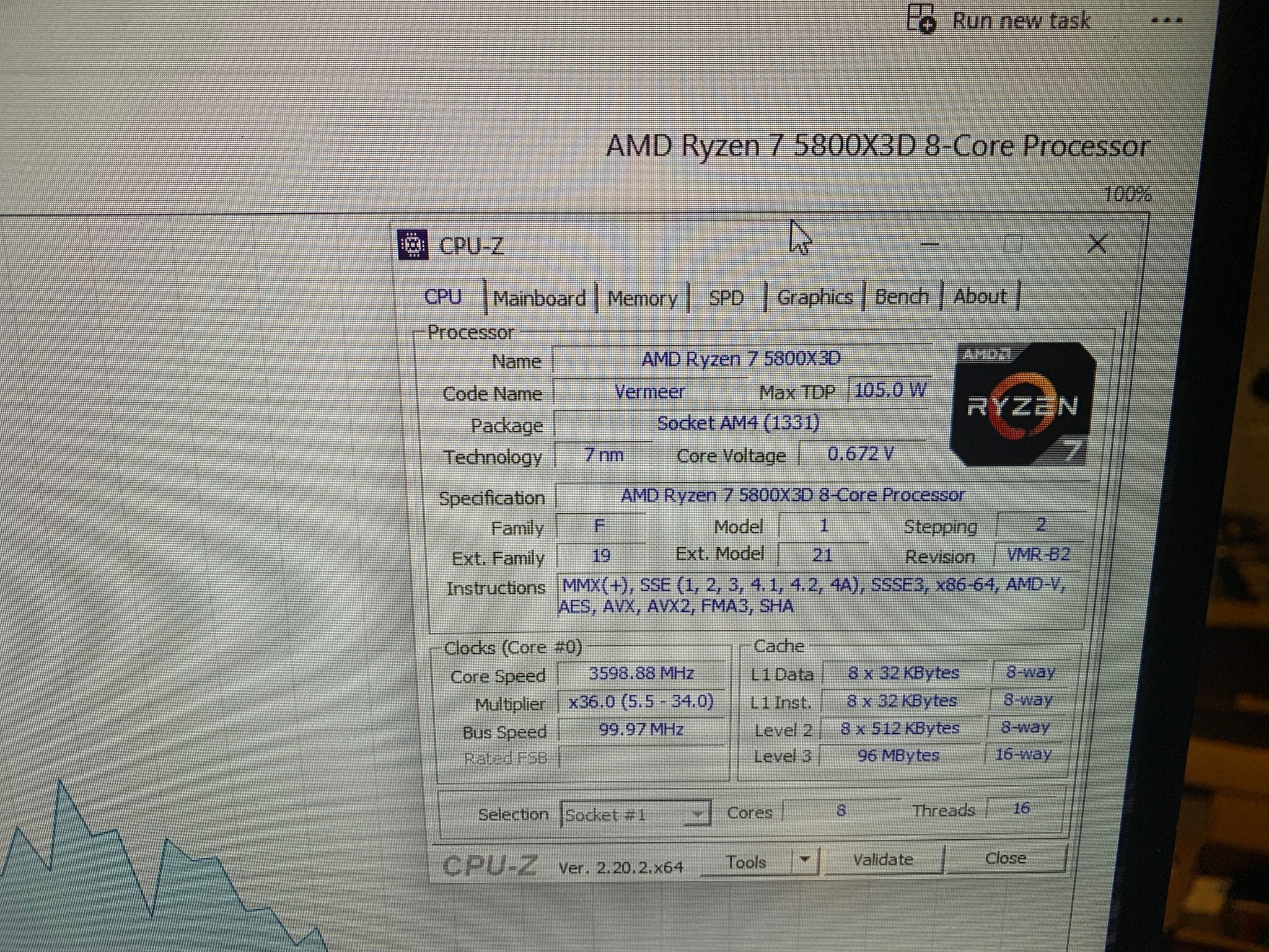 AMD Ryzen 7 5800X3D 10th Anniversary Edition CPU