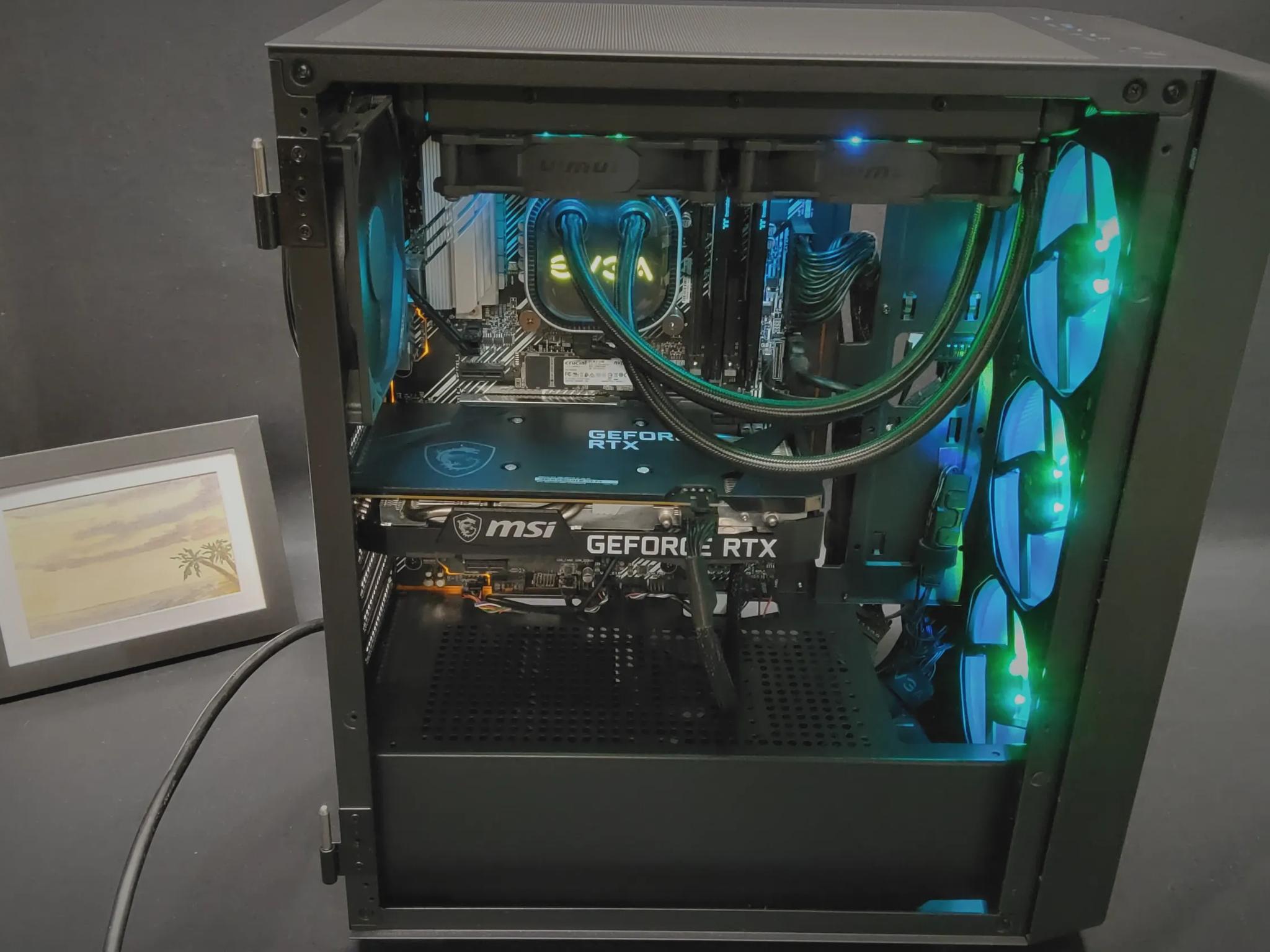 Intel i9 10900k Liquid Cooled - MSI RTX 3060