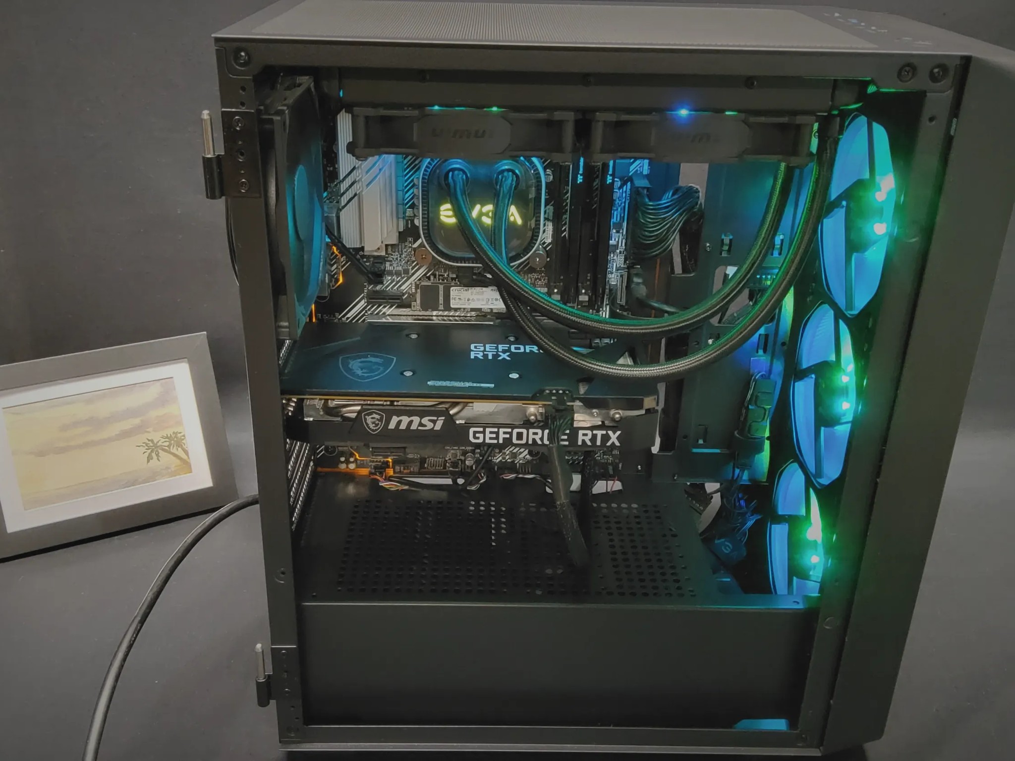 Intel i9 10900k Liquid Cooled - MSI RTX 3060