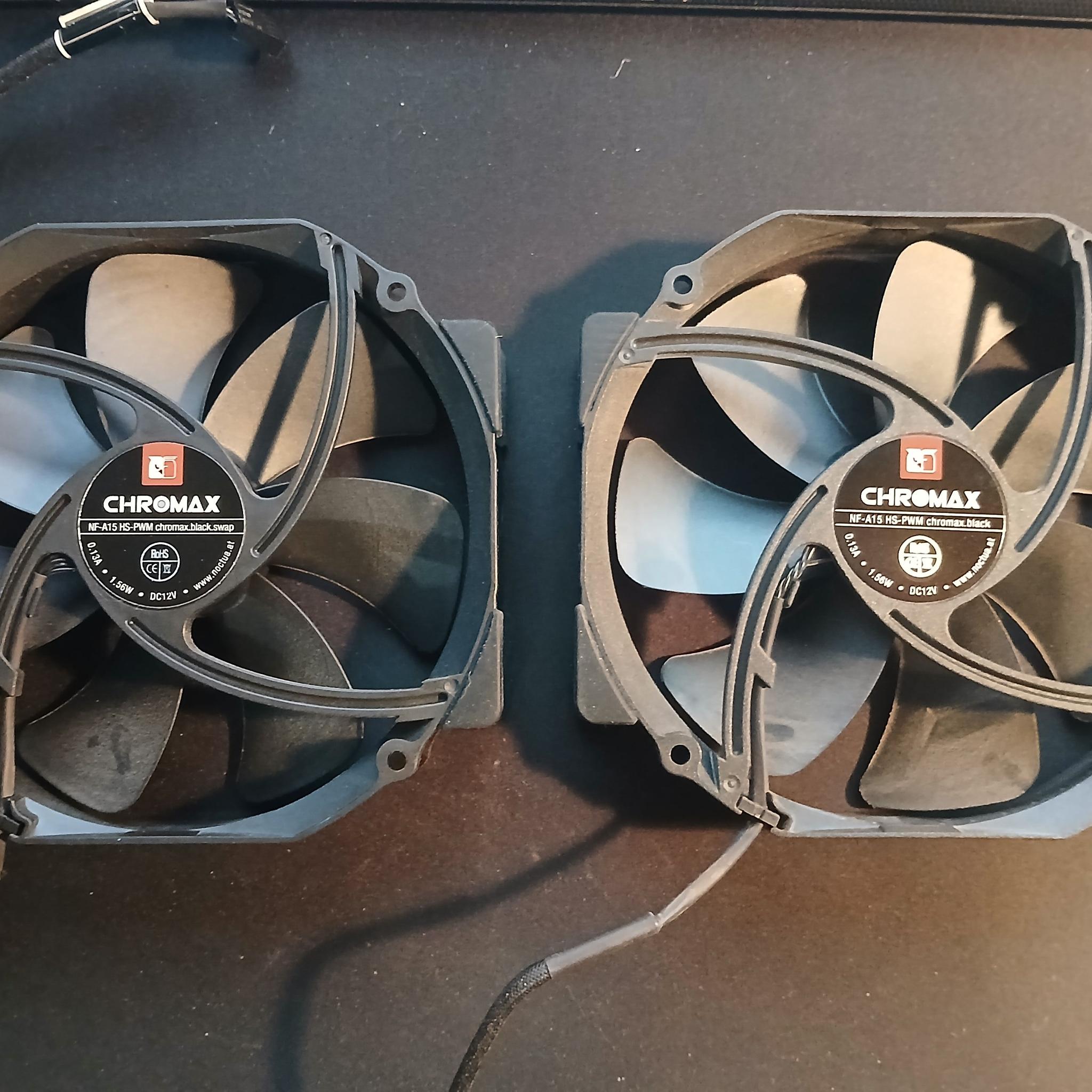 Noctua NH-D15S chromax.black dual tower CPU air cooler with many extras included
