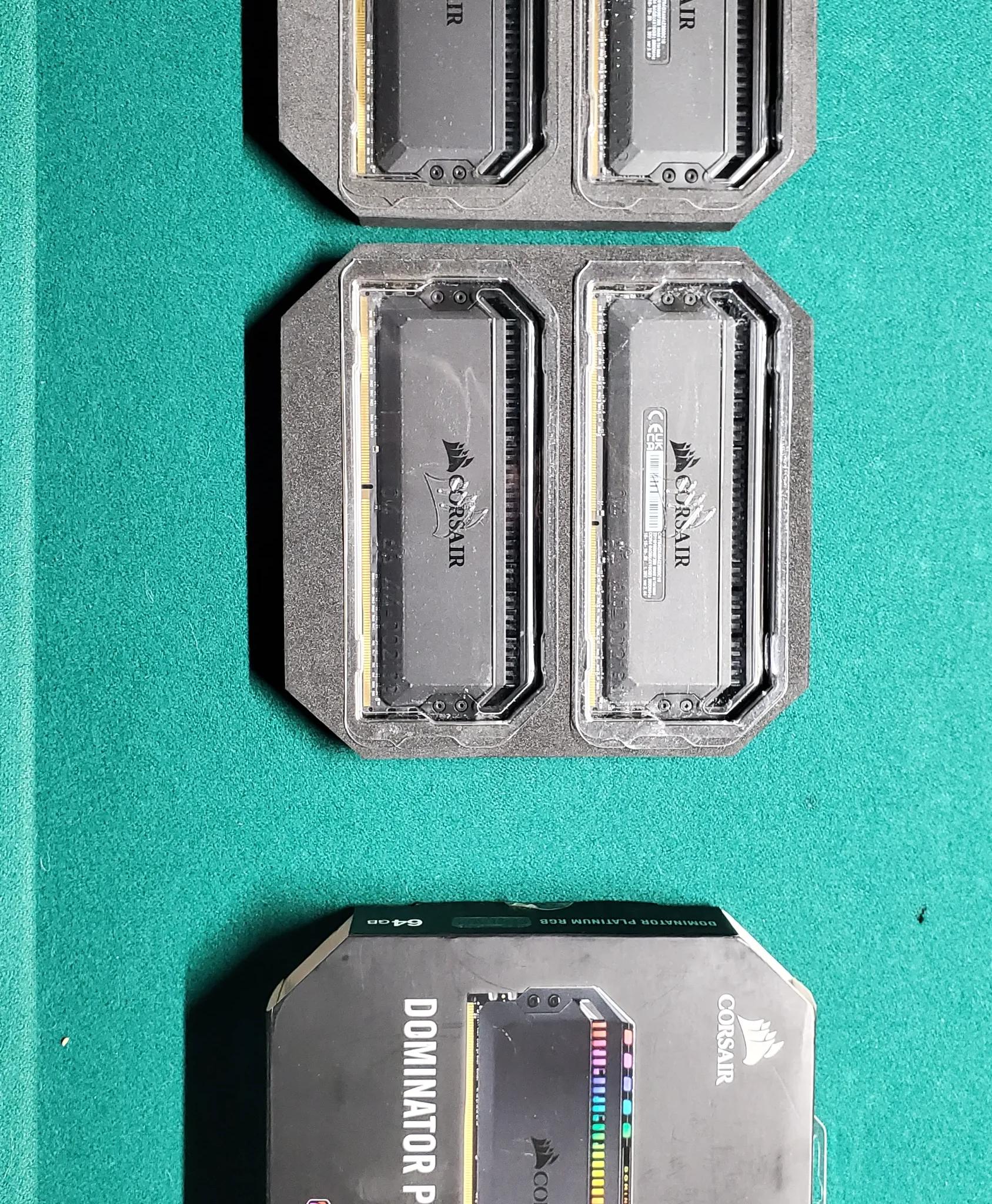 64G Corsair Dominator Platinum DDR4 3600 4X16
