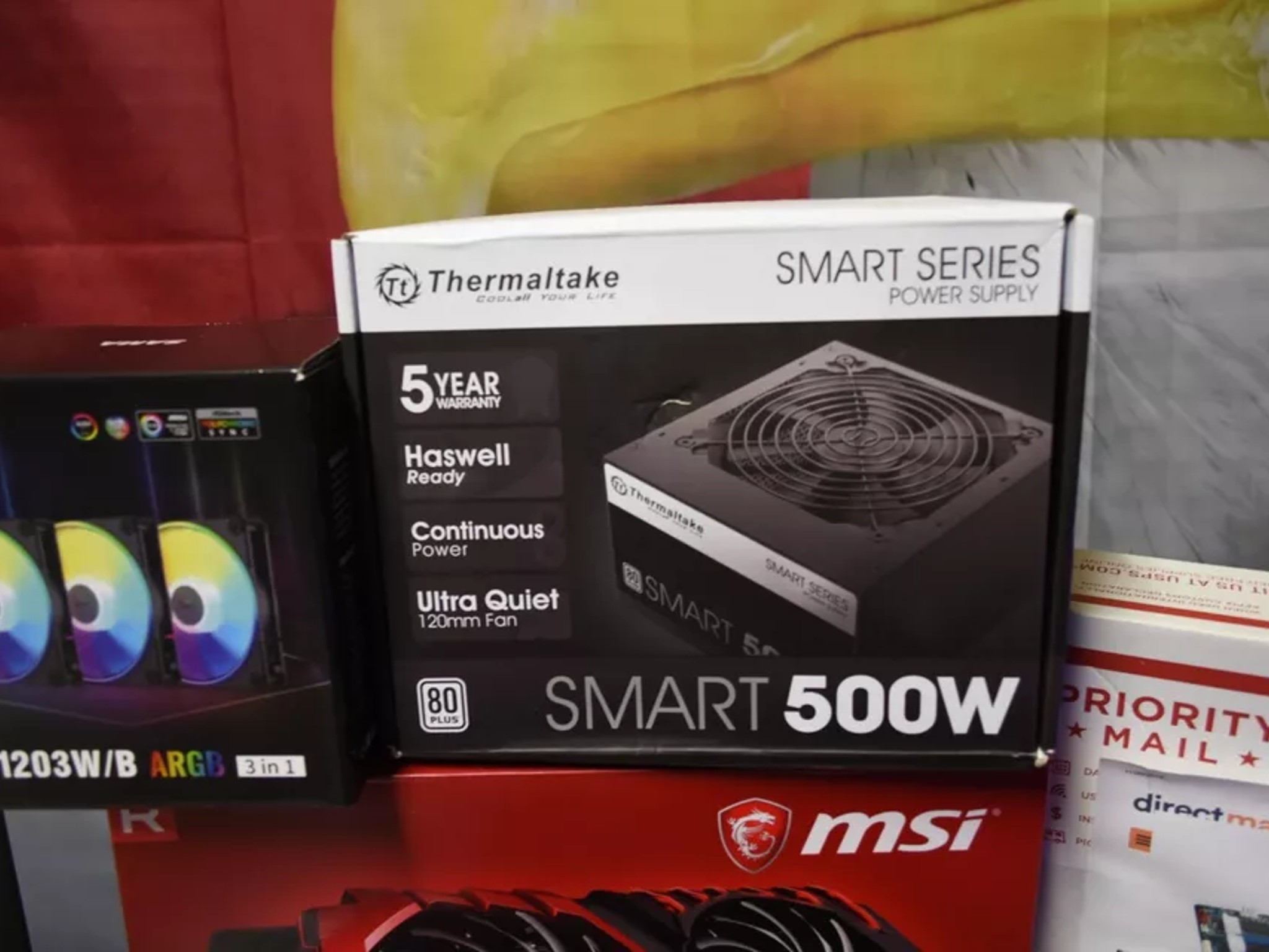 GAMING PC INTEL i7 3770 rx580 8 gb 24gb ram 500 WT PSU BUILT IN WIFI & BLUETOOH 512gbm.2 500gb HHd