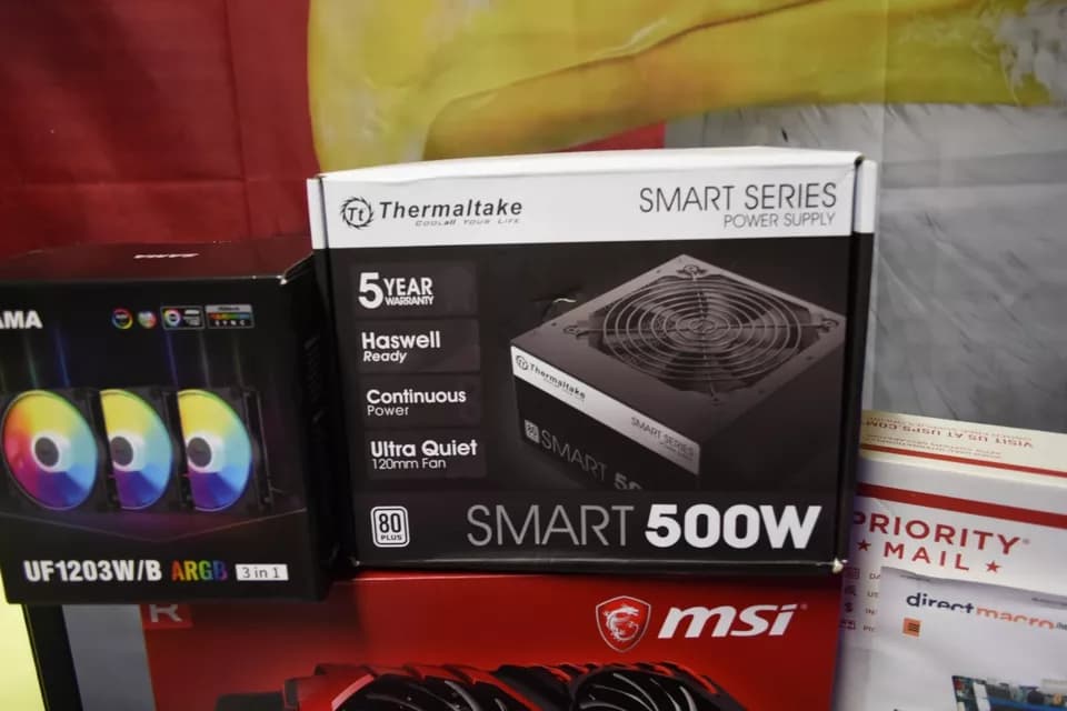 GAMING PC INTEL i7 3770 rx580 8 gb 24gb ram 500 WT PSU BUILT IN WIFI & BLUETOOH 512gbm.2 500gb HHd
