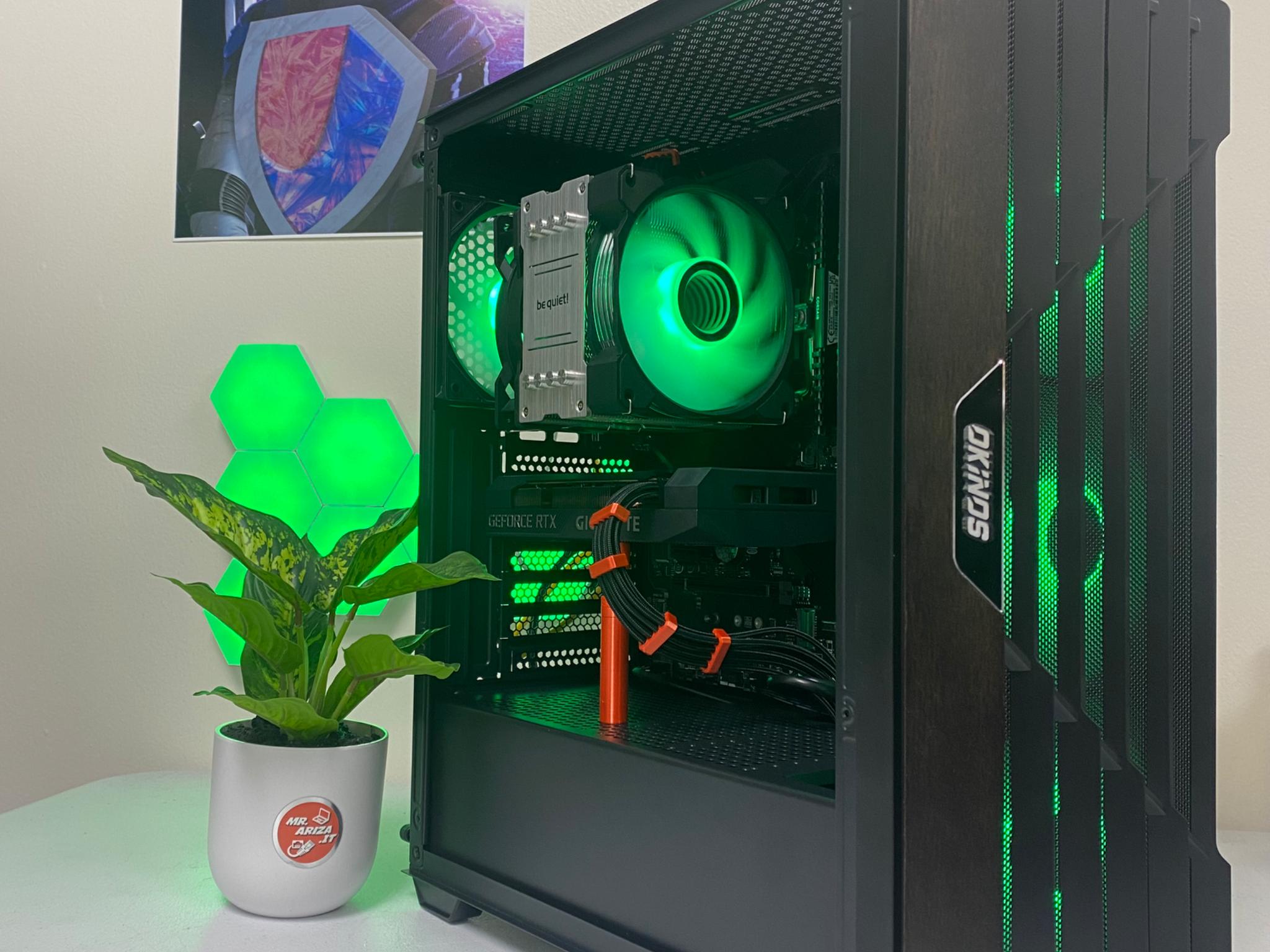 🌈 "Oak Forge RGB" Gaming PC – Style, Silence, and RTX 3060 Power! 🎮🌳