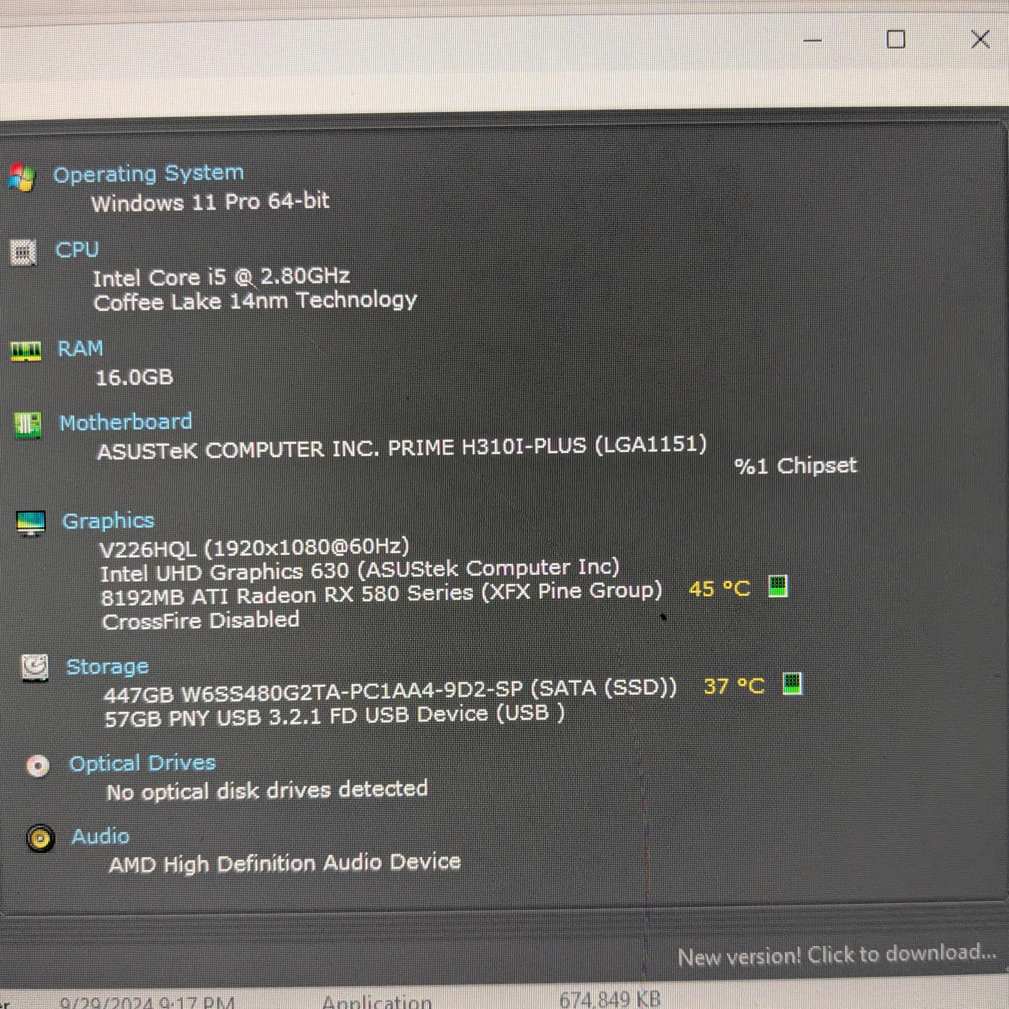 160 FPS Fortnite | 180 Day Warranty | i5-8400, RX 580 8GB, 16GB RAM, 480GB SSD, Win11