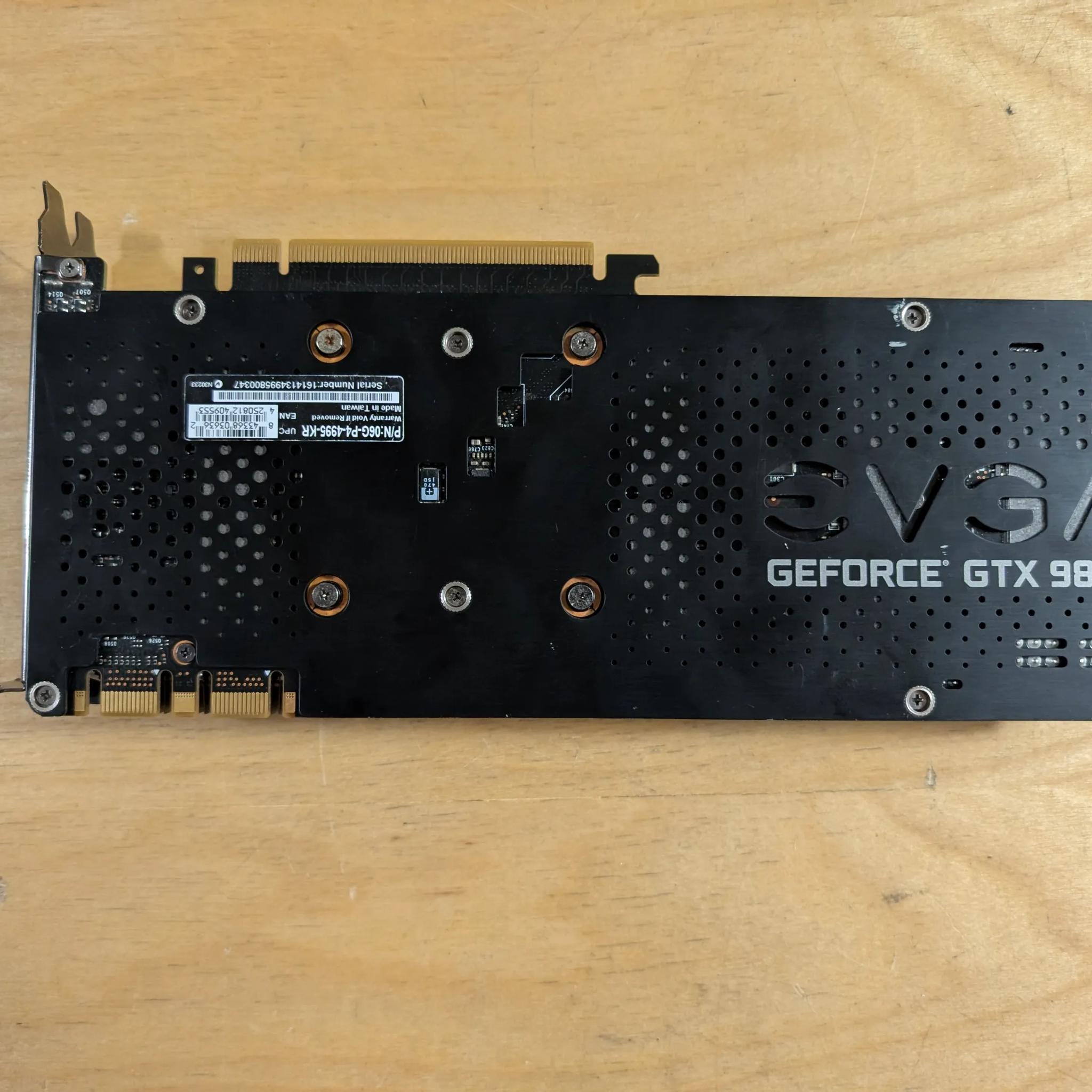 *PARTS* EVGA Nvidia GTX 980 ti 6GB