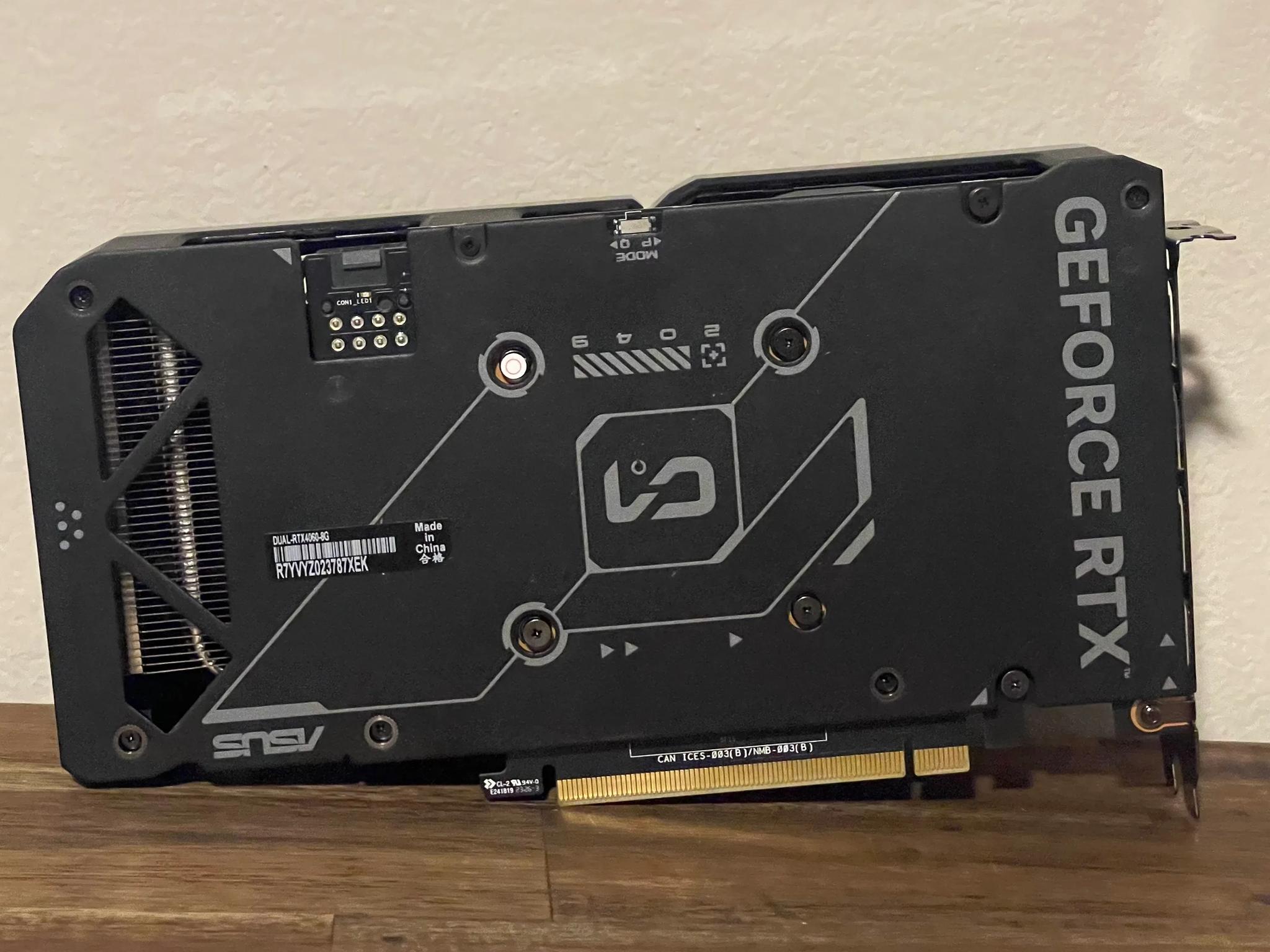 ASUS Dual GeForce RTX™ 4060 8GB GDDR6