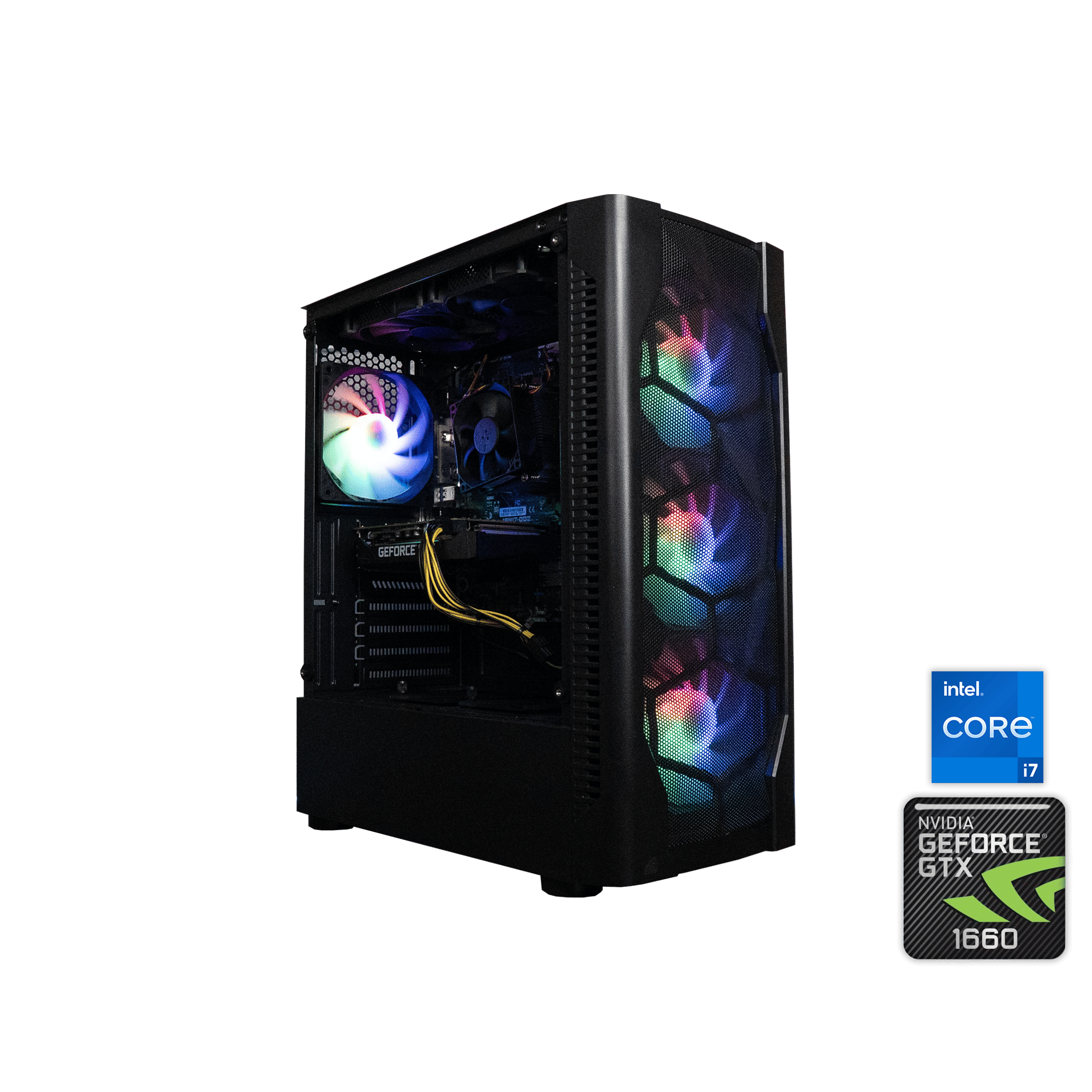 🍬🌠 BUDGET - BO7 Ready GAMING PC | PNY GTX 1660 6GB OC | INTEL i7 7700 | 16GB DDR4 RAM | 1.24TB