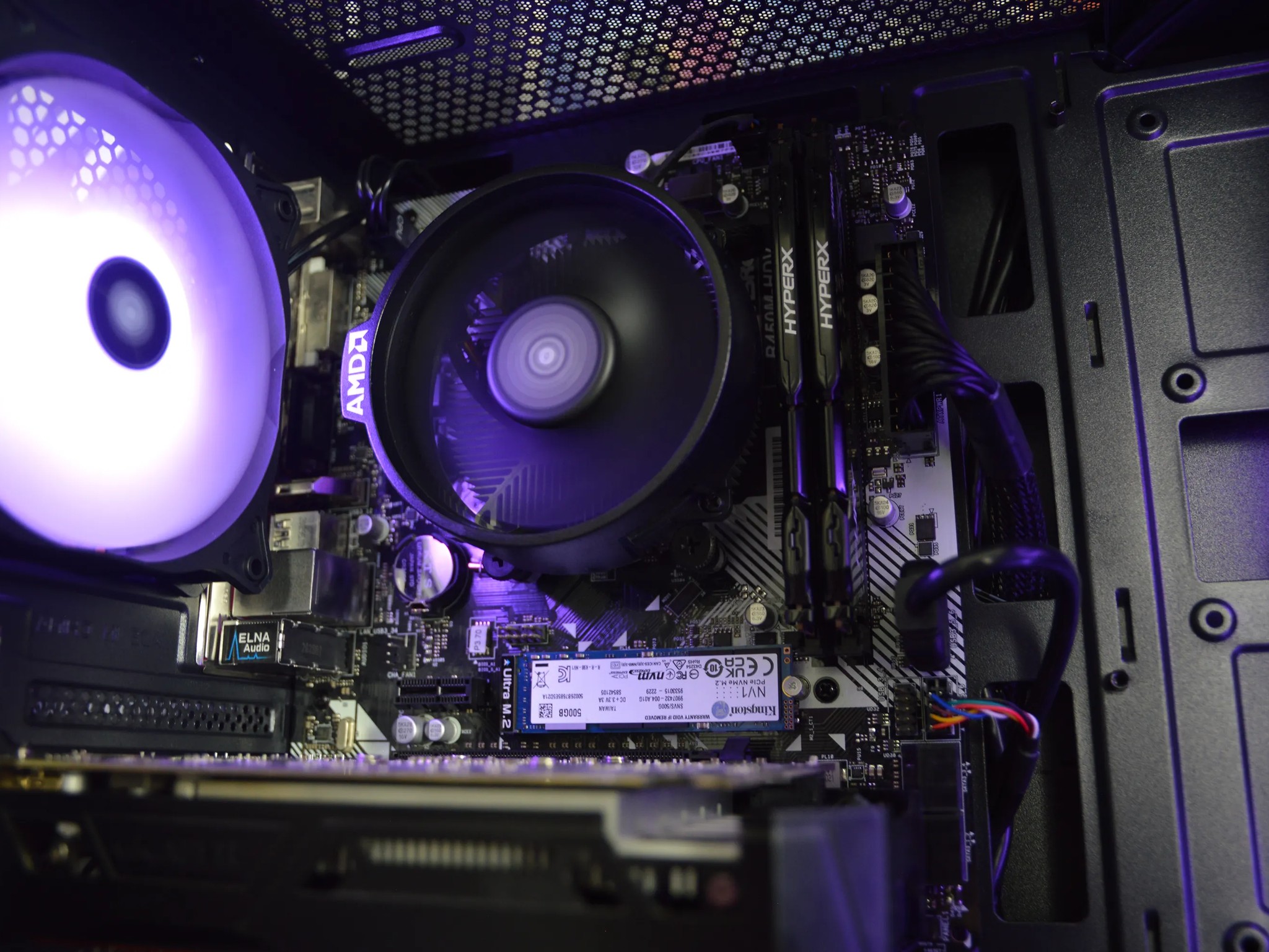 ⚫🟣| GTX 1050 Ti 4GB | Ryzen 3 3200G | 16GB DDR4 RAM | 512GB NVME SSD | Royal Night |