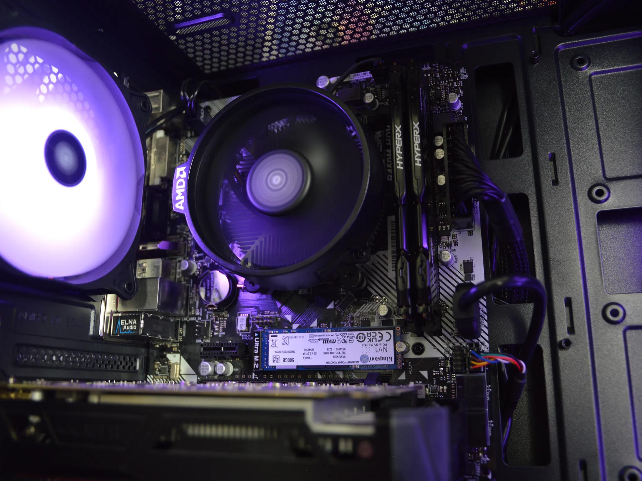 ⚫🟣| GTX 1050 Ti 4GB | Ryzen 3 3200G | 16GB DDR4 RAM | 512GB NVME SSD | Royal Night |