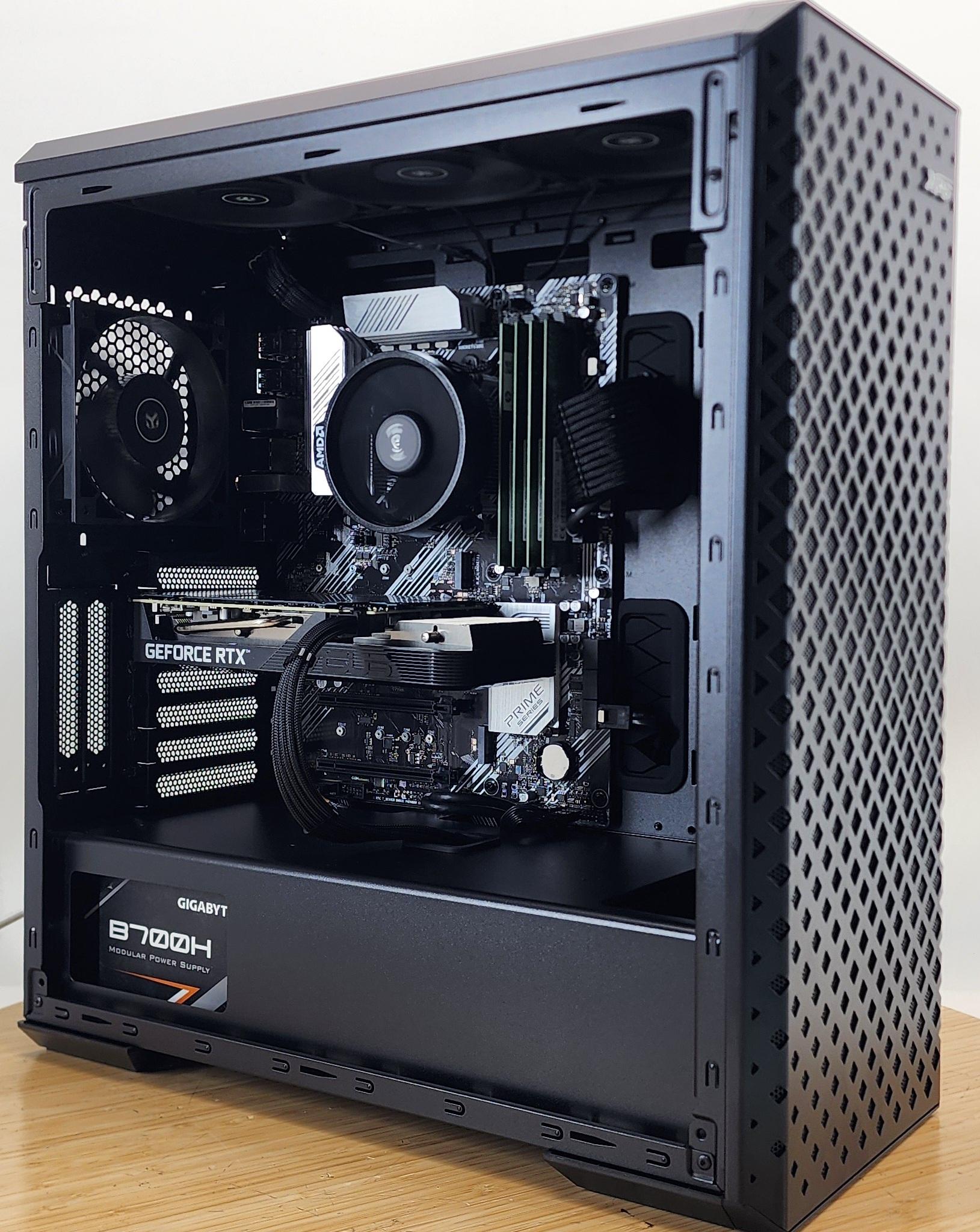 Gaming PC Ryzen 5 5500 16GB RAM 500GB SSD + 2TB HDD RTX 3070 8GB Win11 Computer