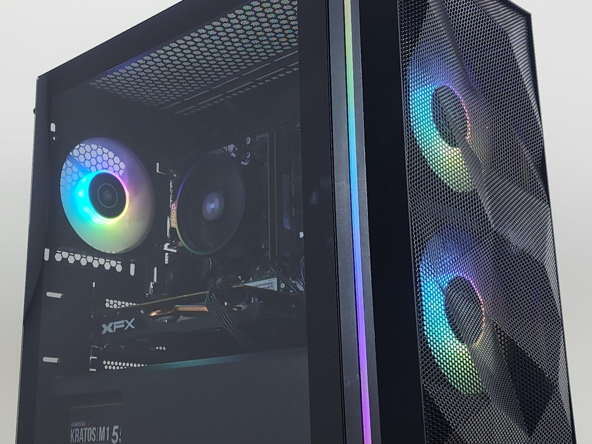 Gaming PC Ryzen 5 3600 16GB RAM 256GB SSD + 1TB HDD RX 470 8GB Win11 Computer