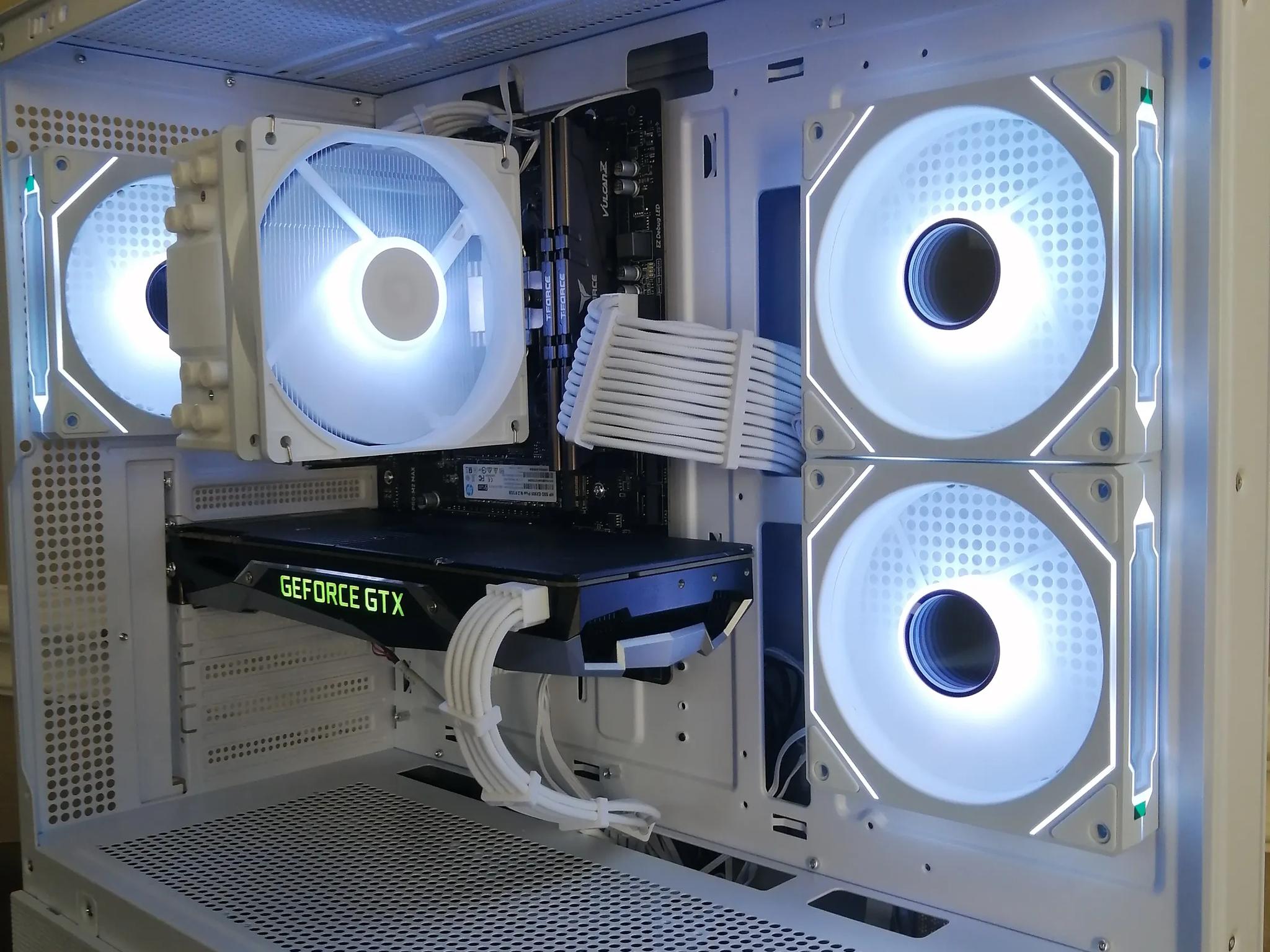 NVIDIA GTX Gaming PC! Clean White Build with Ryzen 5