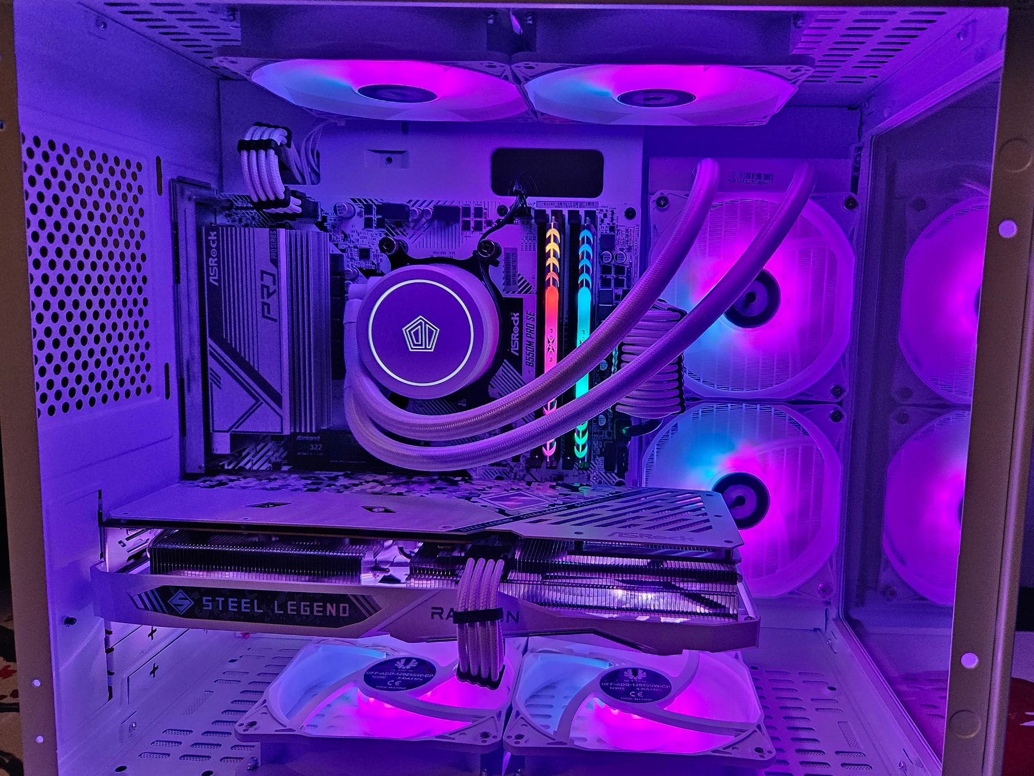 Spooky Season deal! Arctic Beast Liquid cooled RIG Ryzen 7 5700X / 32GB RAM/ 2TB SSD/ RX 6650 XT