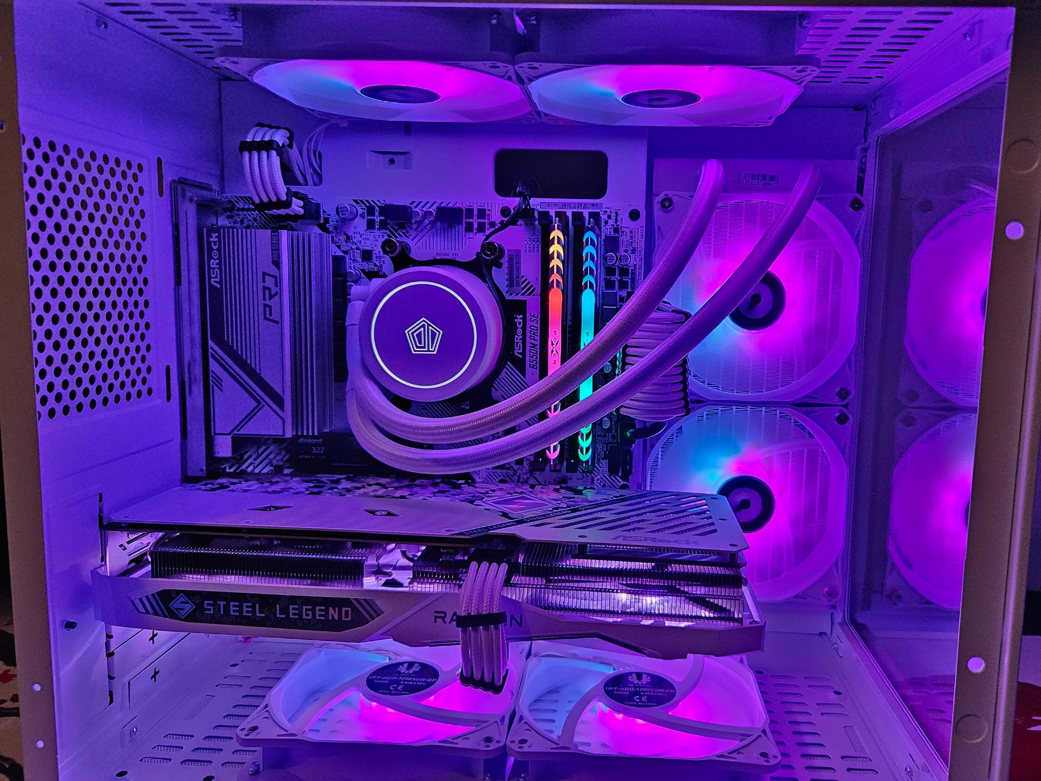 Spooky Season deal! Arctic Beast Liquid cooled RIG Ryzen 7 5700X / 32GB RAM/ 2TB SSD/ RX 6650 XT