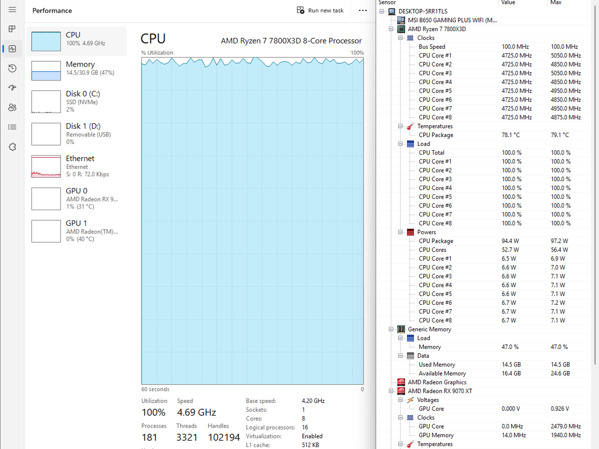 1440p And 4k Gaming PC - Ryzen 7 7800X3D | 9070 XT 16GB | 32GB DDR5 | 2TB NVMe