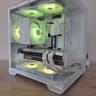 ❄️🤍 Frost vision Pro | RTX 3070 Ti Vision OC | Ryzen 5 5500 | LCD Display Cooler  🤍❄️