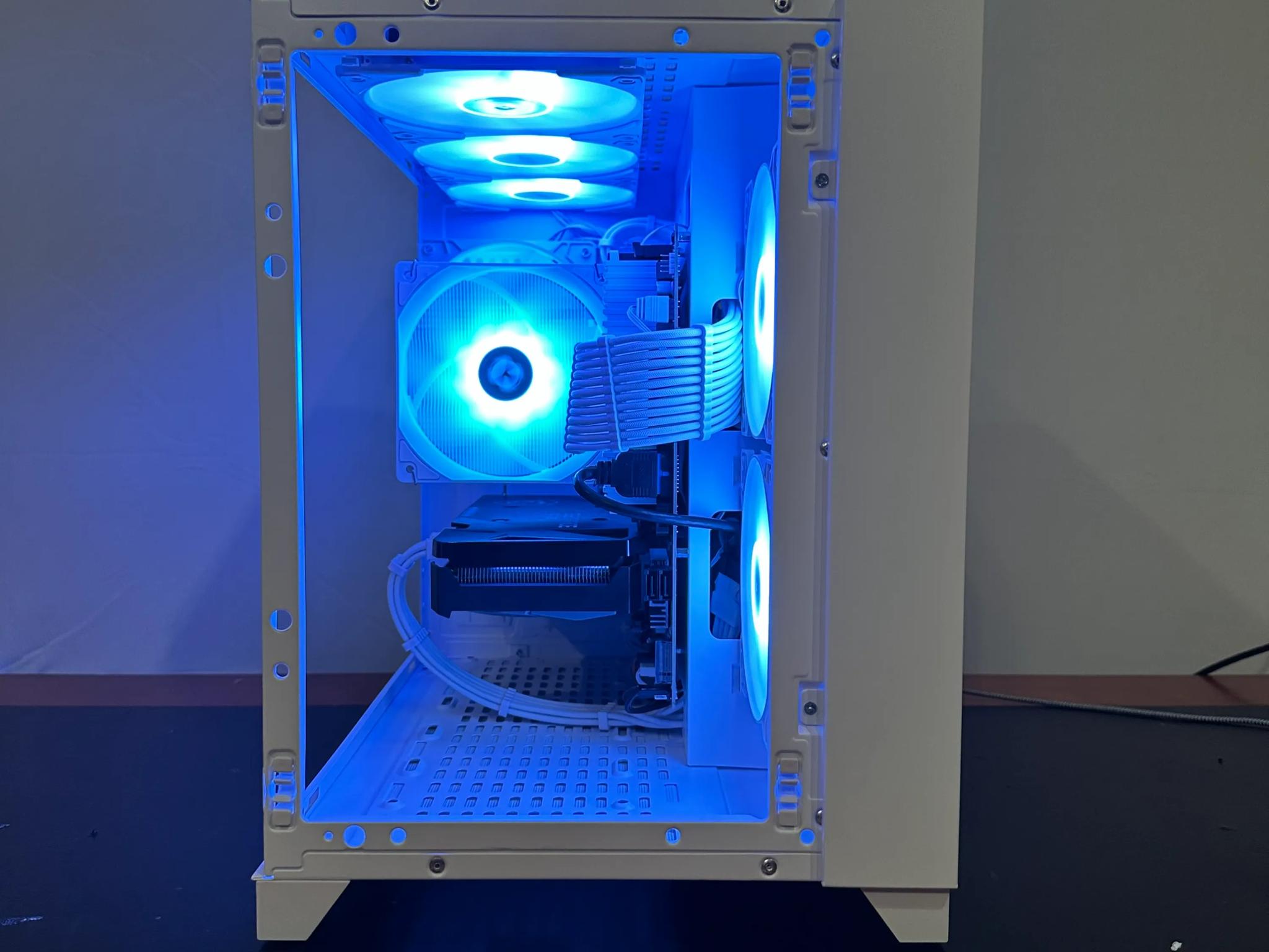 🤍 Price to Performance PC | RTX 3060 Ti | Ryzen 5 5600X | White Aesthetic | Full ARGB Control🤍