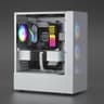 Sirlyr Corsair 12vhpwr Cable 12+4 Pin to Dual 8 Pin PSU Cables 600W PCIE 5.0 - Male to Male WHITE