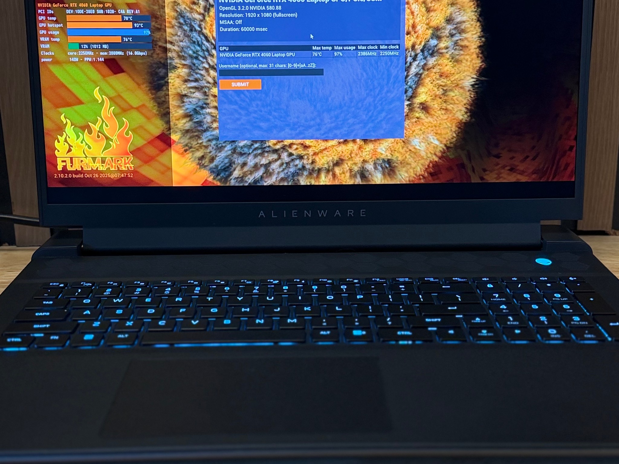 Alienware m18 R1 AMD Gaming Laptop – Ryzen 7 7745HX / RTX 4060 / 32GB RAM / 1TB NVMe