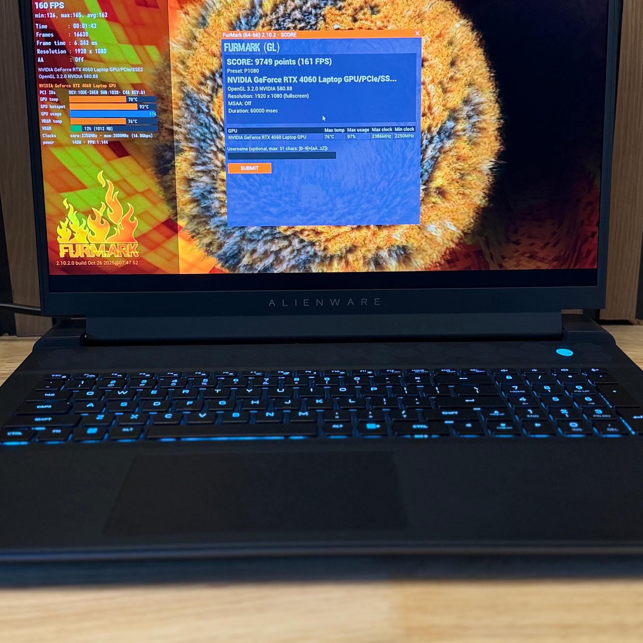 Alienware m18 R1 AMD Gaming Laptop – Ryzen 7 7745HX / RTX 4060 / 32GB RAM / 1TB NVMe
