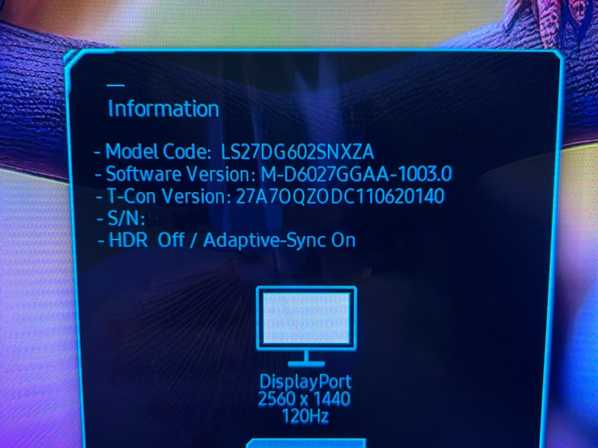 Samsung 27" (360hz) OLED Odyssey G6 0.03ms FreeSync™ Pro Gaming Monitor (Protector Film In-tact)