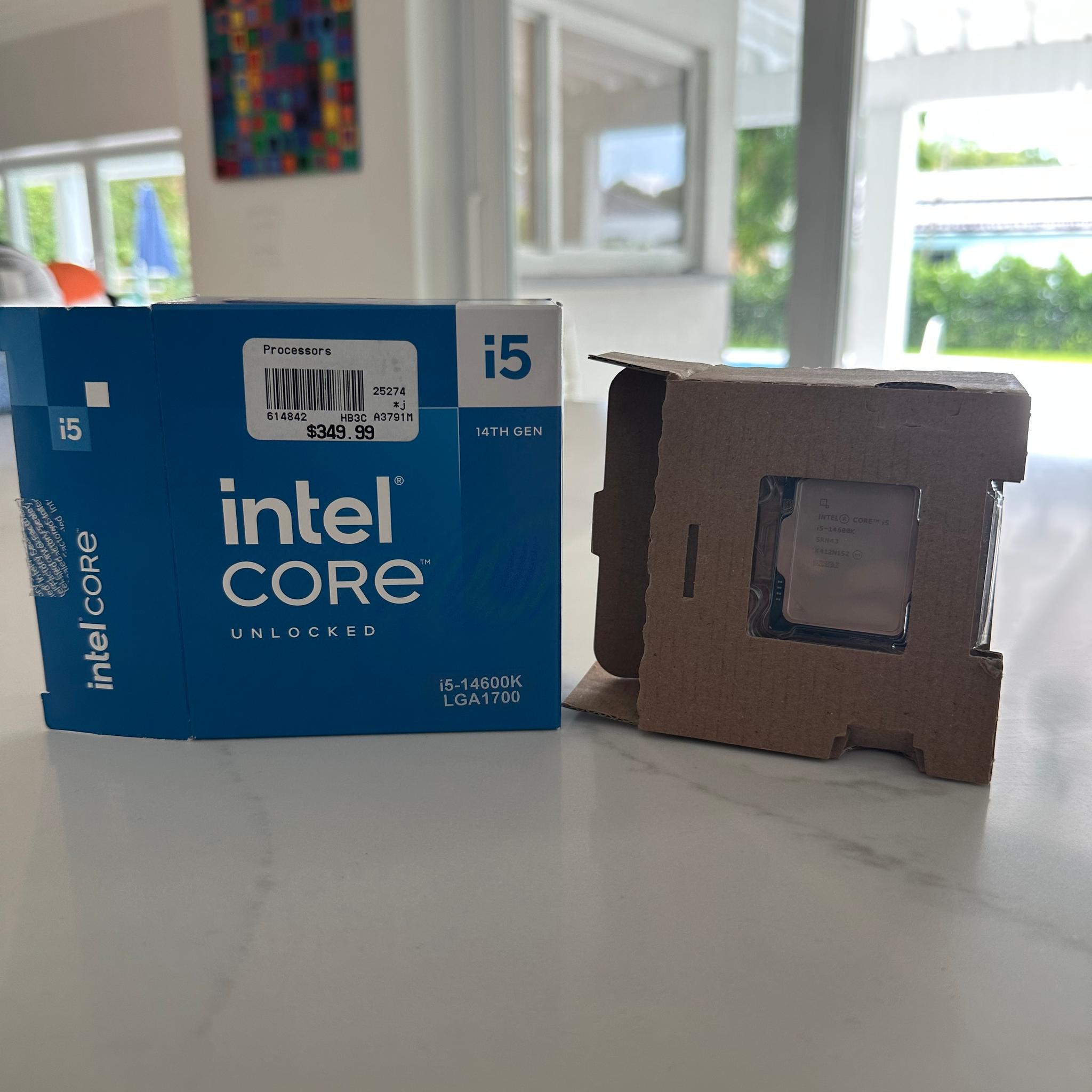 Intel Core i5-14600K LGA1700 CPU - Used Once, Like New