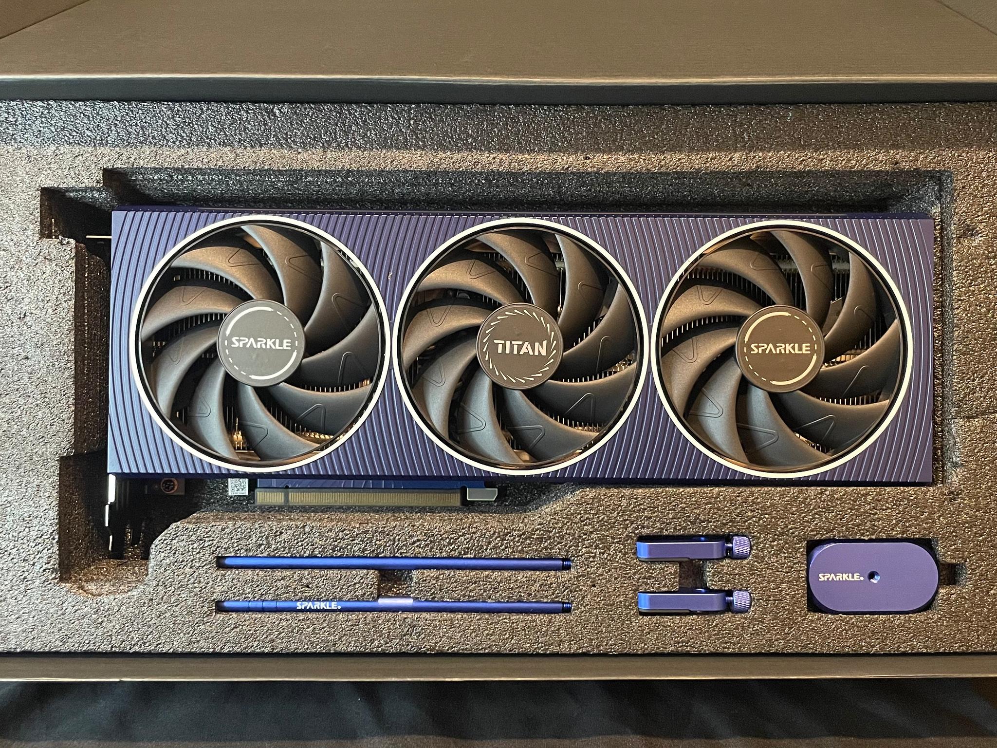 New Sparkle Intel Arc a750 Titan OC Edition