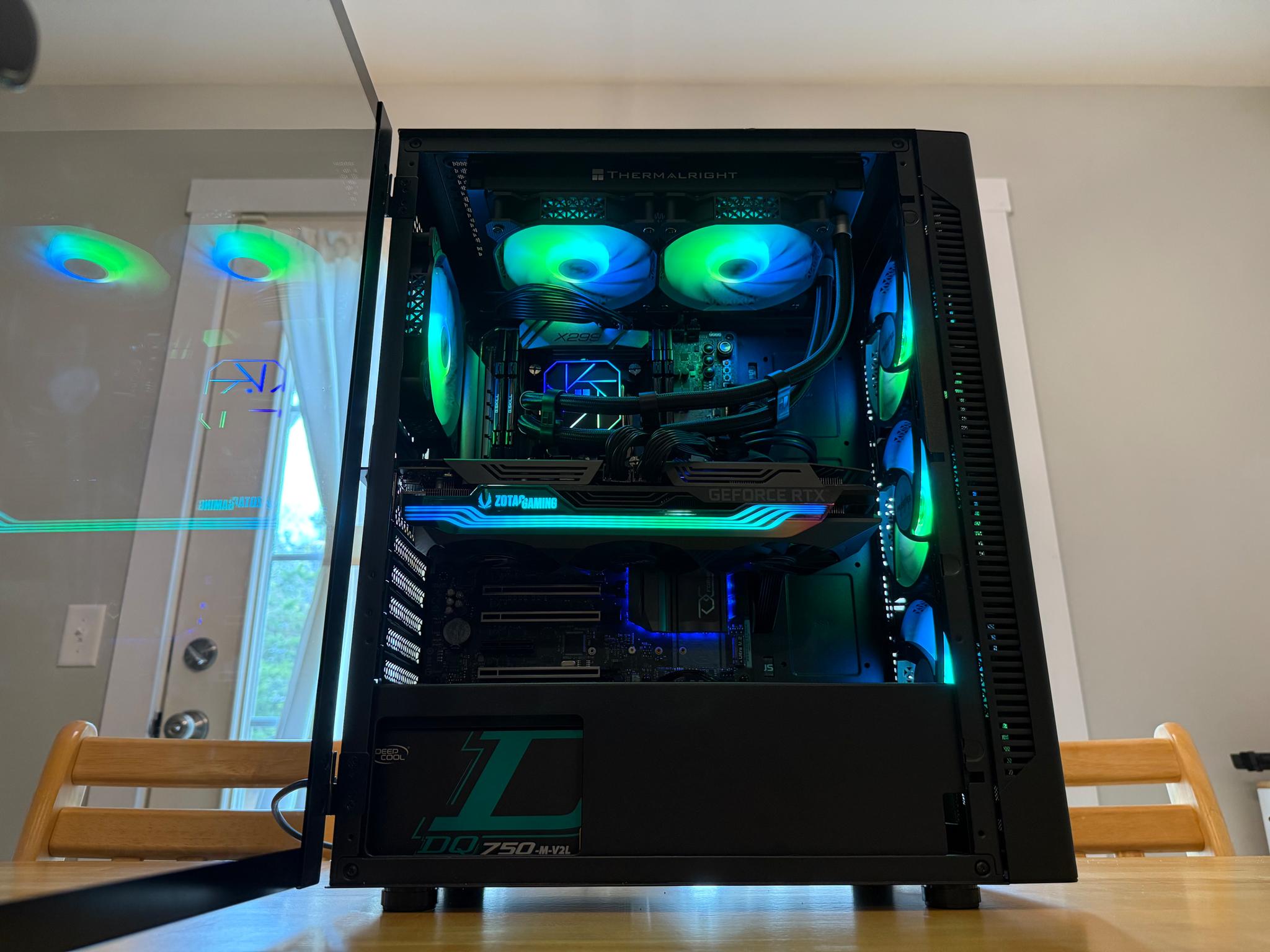 Scratch&Dent RTX 3070ti, Intel i9 9940x QS, 24gb Ram, 1tb SSD, WiFi Equipped ARGB Gaming PC