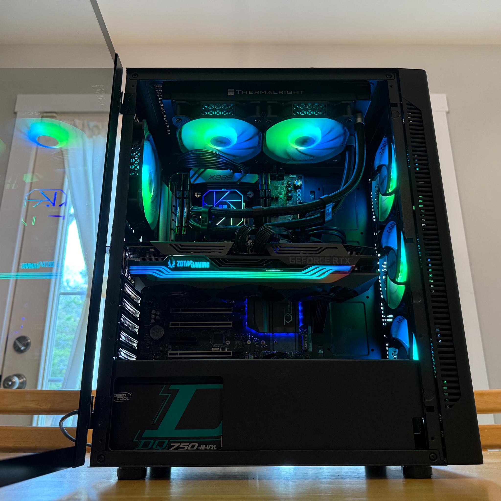 Scratch&Dent RTX 3070ti, Intel i9 9940x QS, 24gb Ram, 1tb SSD, WiFi Equipped ARGB Gaming PC