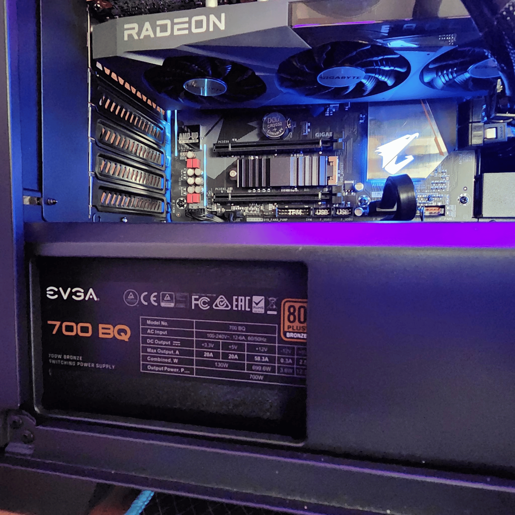All AMD Rig, Ryzen 5600X and RX 6600XT, 16GB Ram, Liquid cooler.